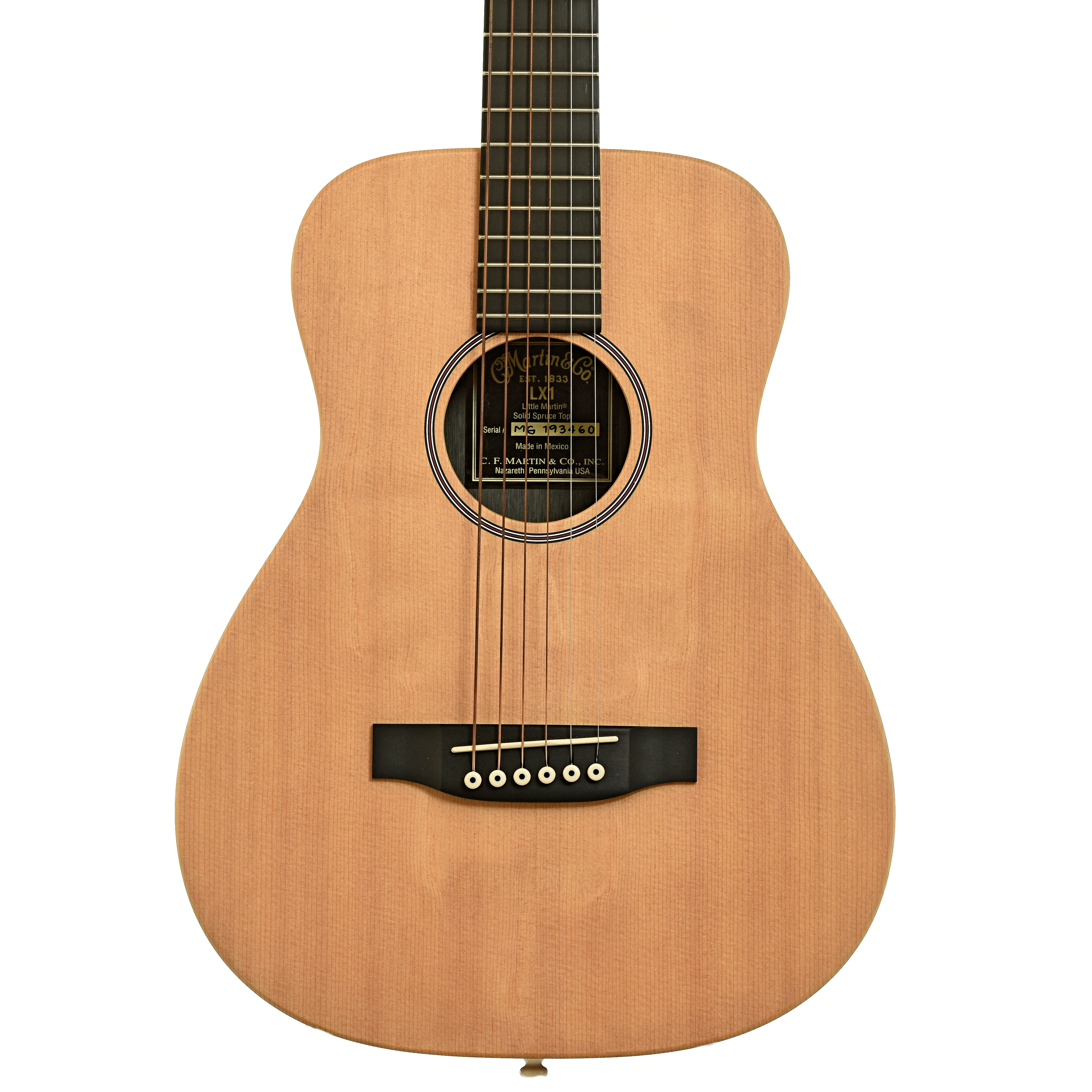 Martin LX-1 Little Martin Acoustic Guitar (2014) - Image 2