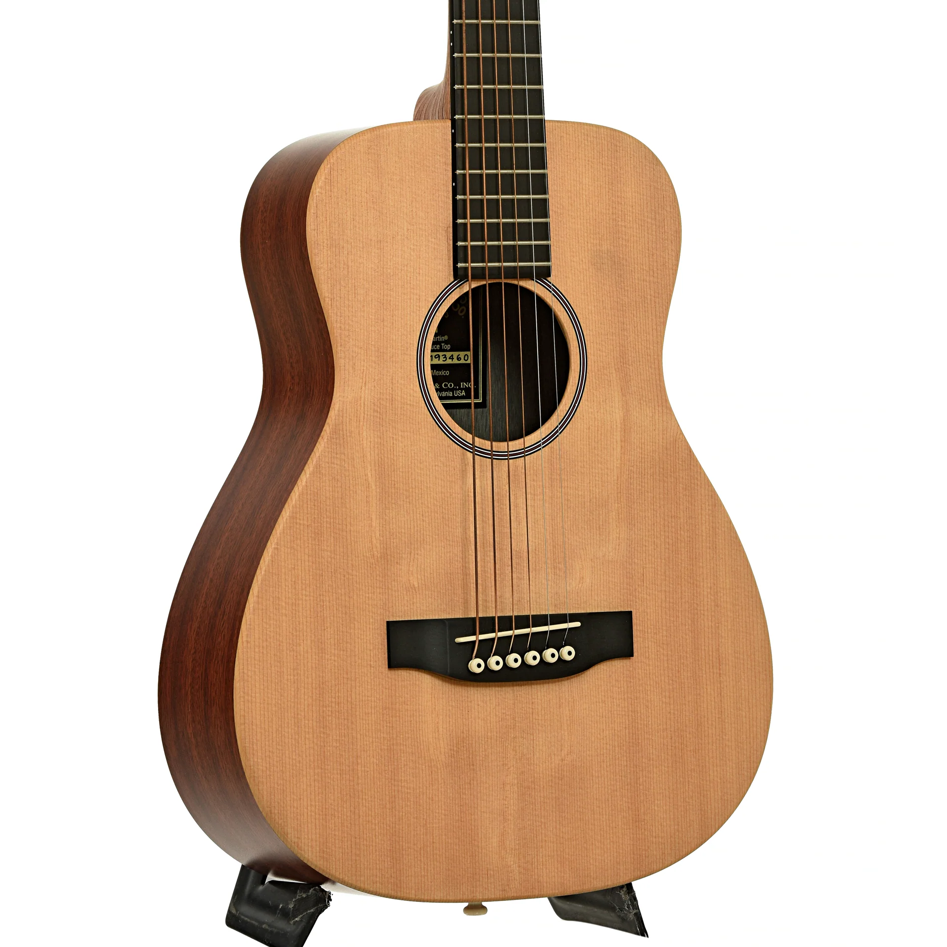 Martin LX-1 Little Martin Acoustic Guitar (2014) - Image 4