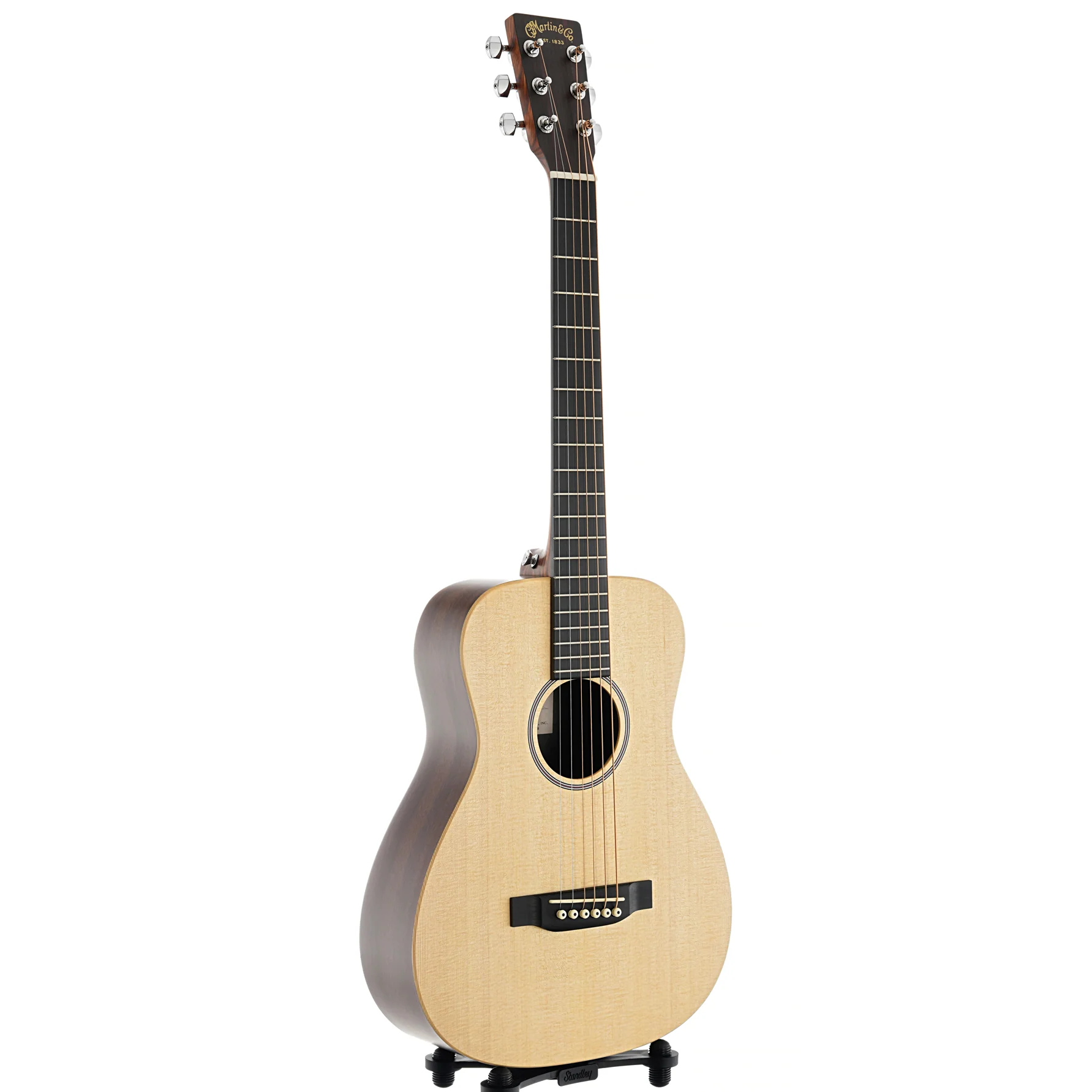 Martin LX1 Lefthanded Little Martin Solid Spruce Top Guitar & Gigbag - Image 3