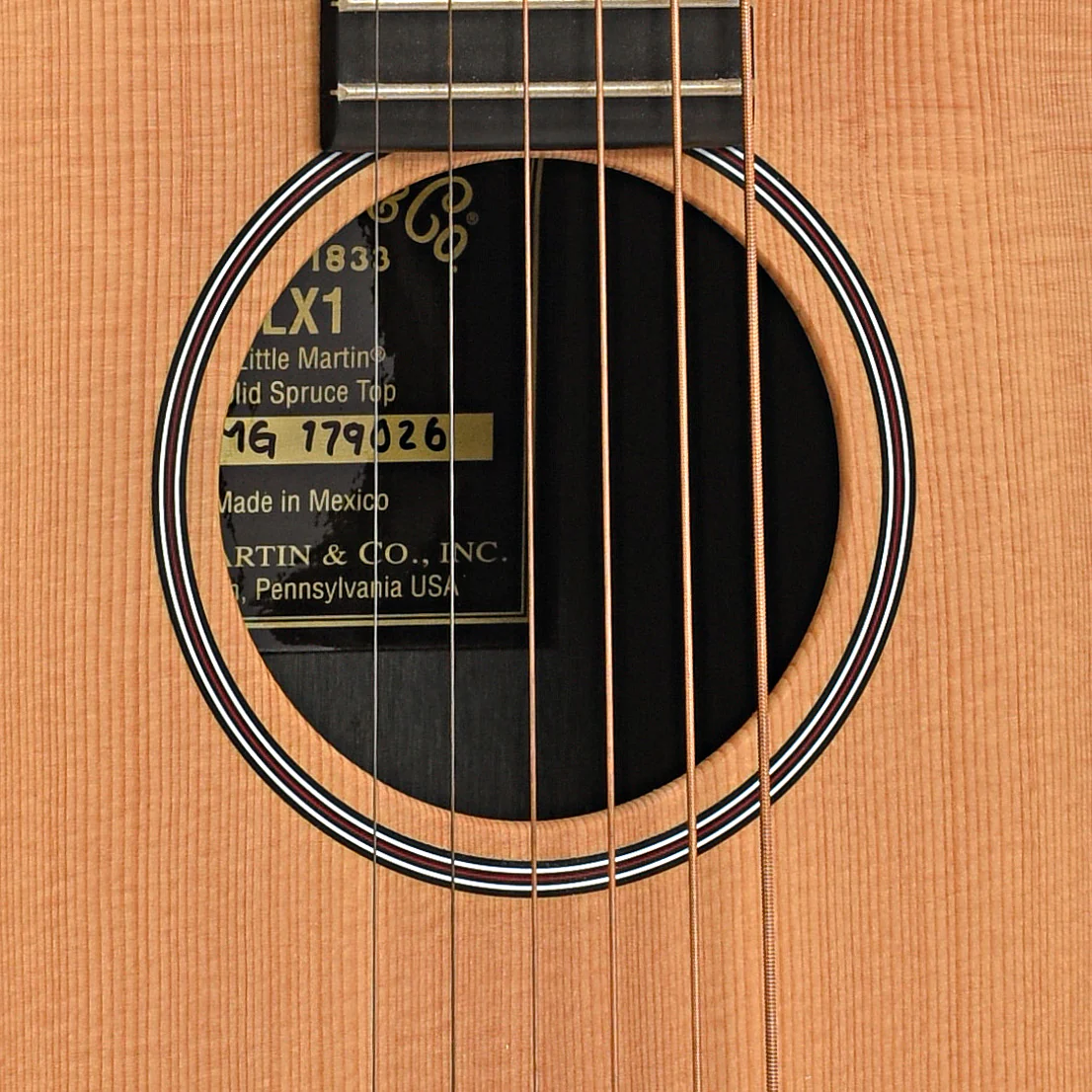 Martin LXM Little Martin LH Acoustic Guitar (2014) - Image 6