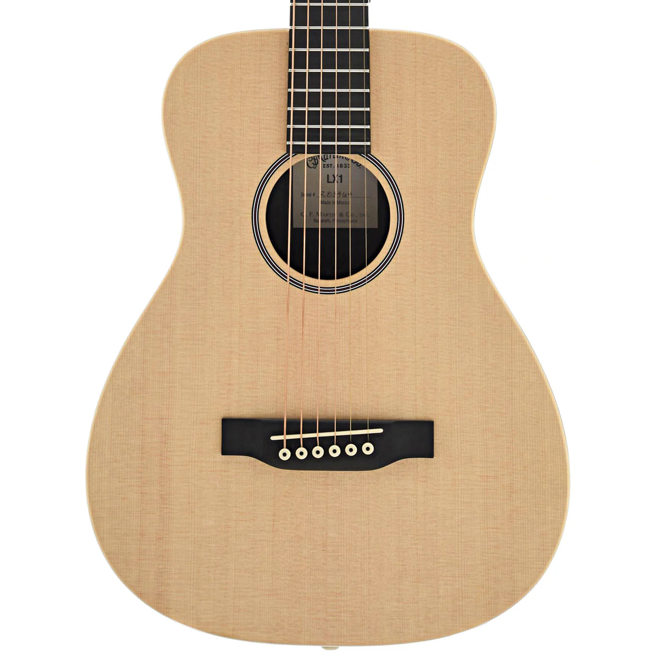Martin LX1 Little Martin Solid Spruce Top Guitar & Gigbag - Image 2