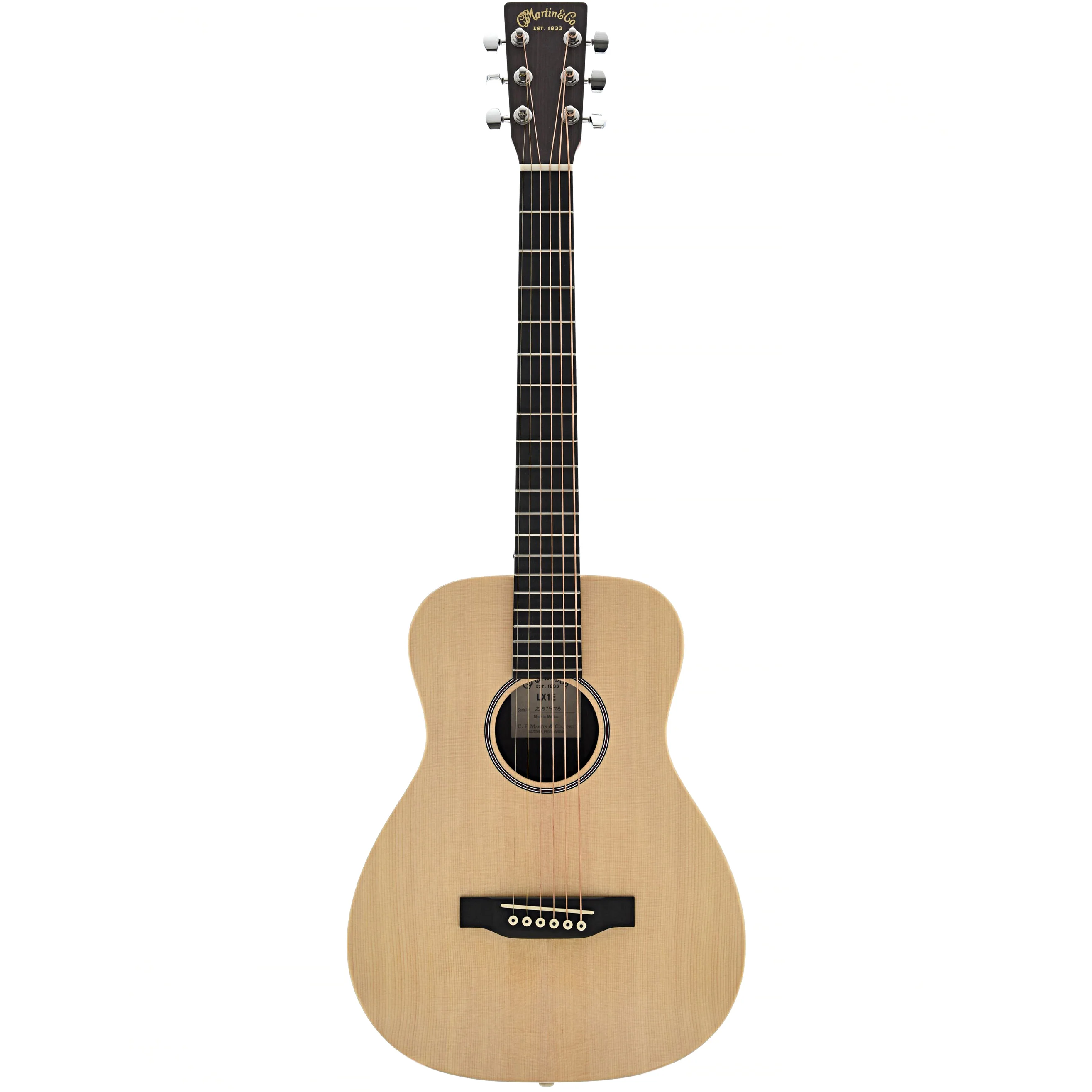 Martin LX1E Lefthanded Little Martin Solid Spruce Top Guitar with Pickup & Gigbag - Image 14