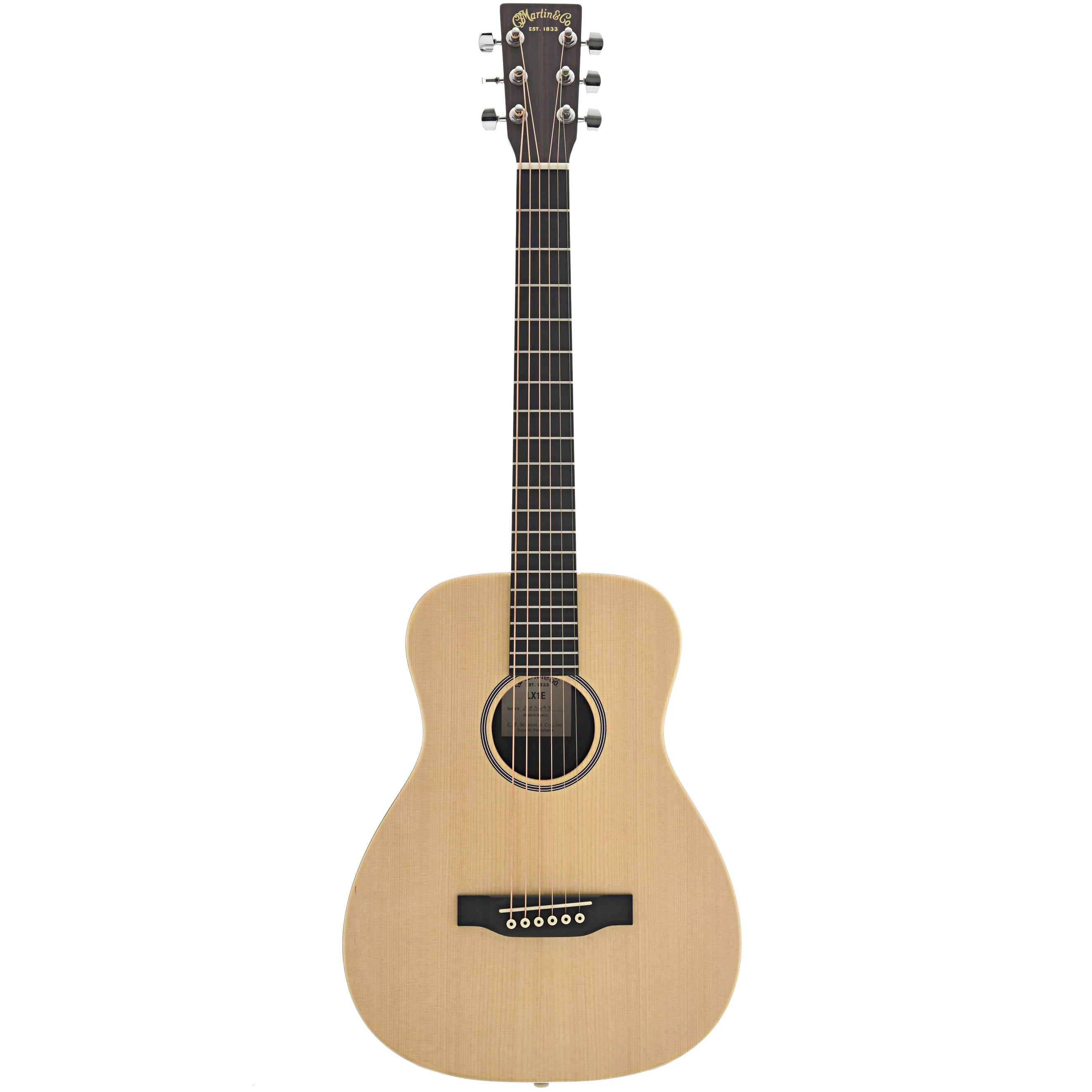 Martin LX1E Little Martin Solid Spruce Top Guitar with Pickup & Gigbag - Image 14