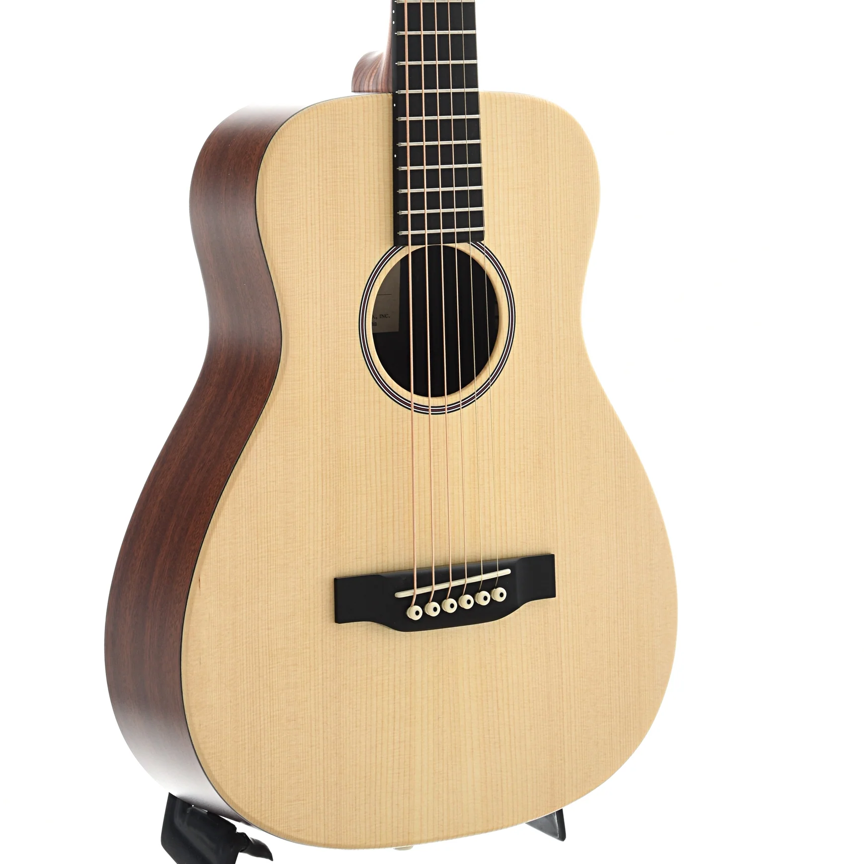 Martin LX1E Little Martin Solid Spruce Top Guitar with Pickup & Gigbag - Image 4