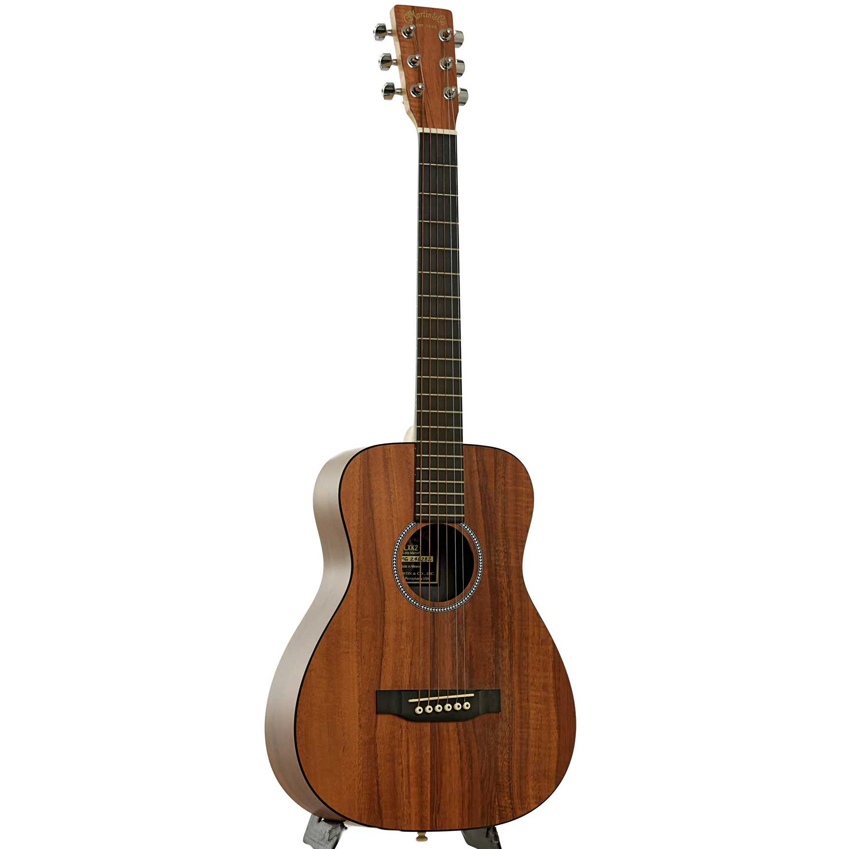 Martin LXK2 Koa Little Martin Acoustic Guitar (2016) - Image 3
