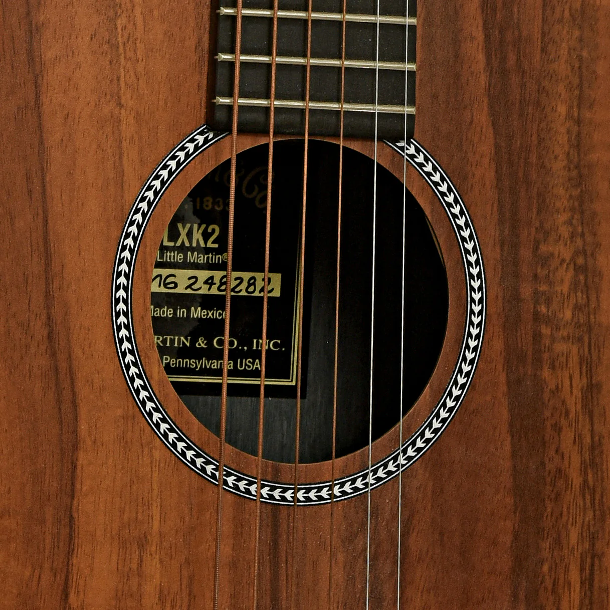 Martin LXK2 Koa Little Martin Acoustic Guitar (2016) - Image 6