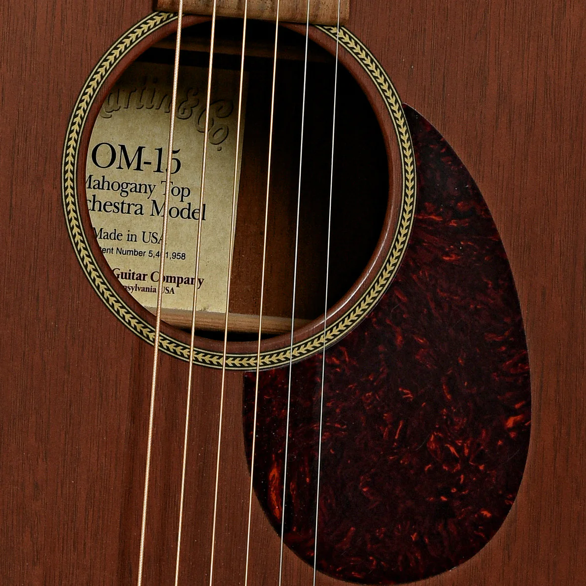 Martin OM-15 Acoustic Guitar (2001) - Image 6