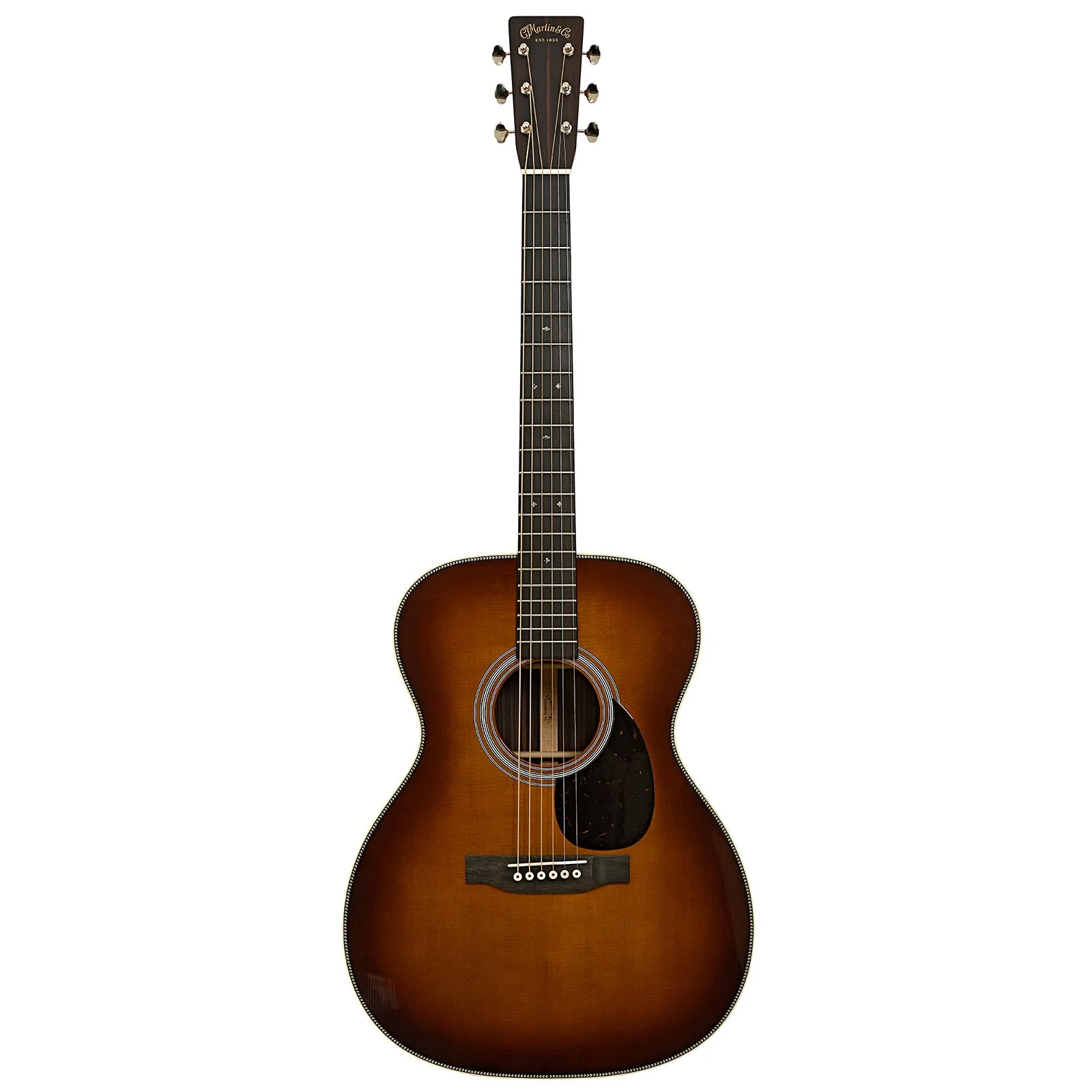 Martin OM-28 Ambertone Acoustic Guitar & Case - Image 14