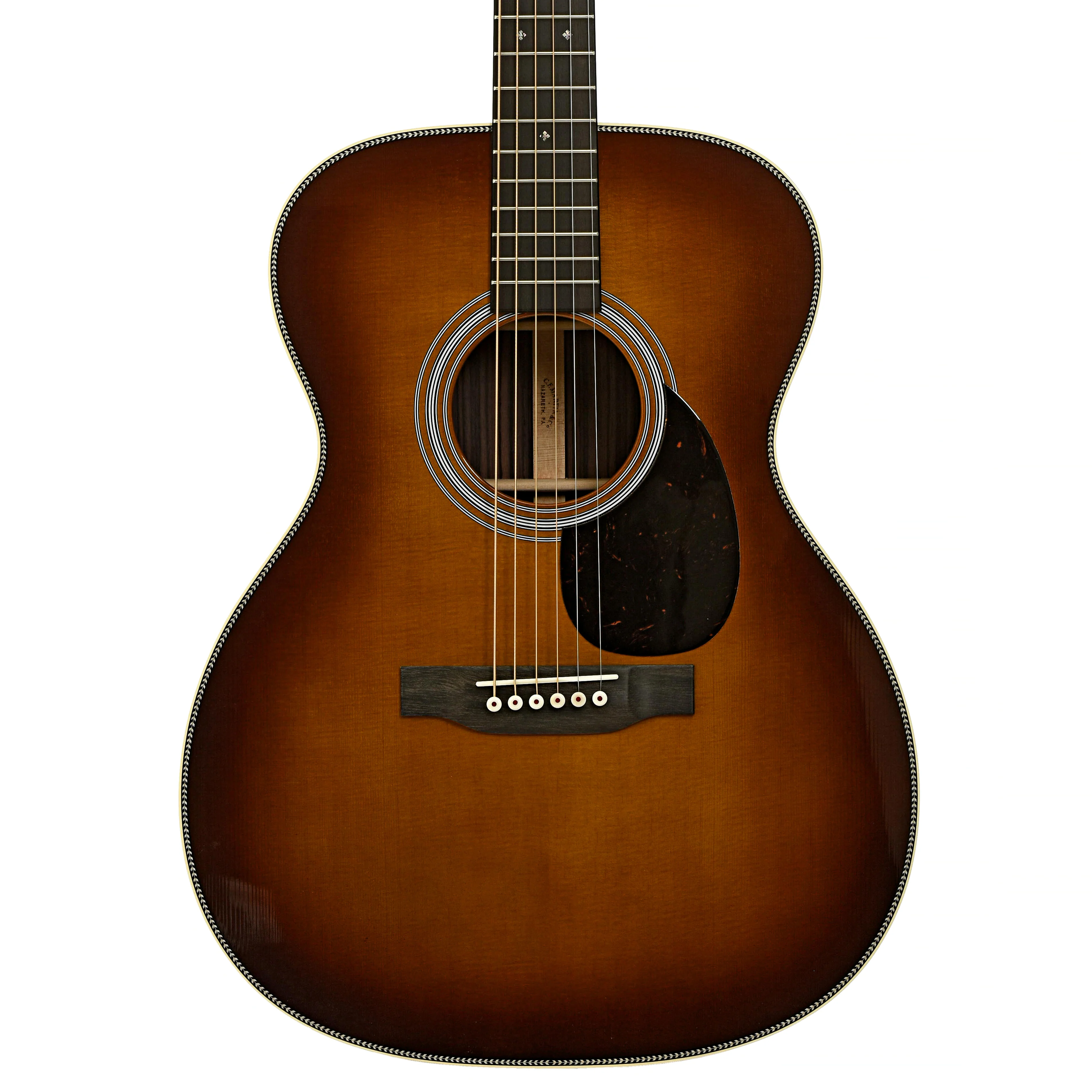 Martin OM-28 Ambertone Acoustic Guitar & Case - Image 2
