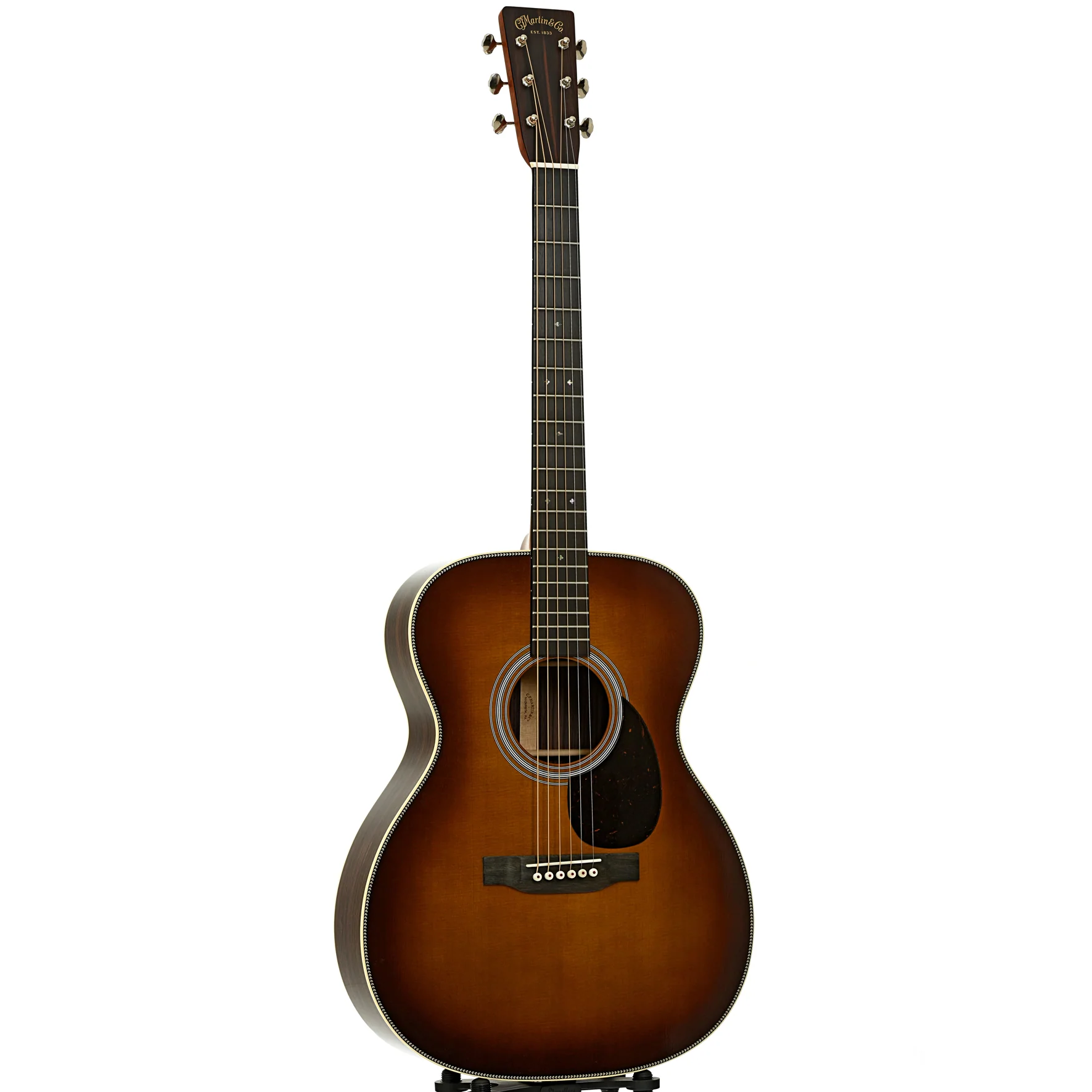Martin OM-28 Ambertone Acoustic Guitar & Case - Image 3