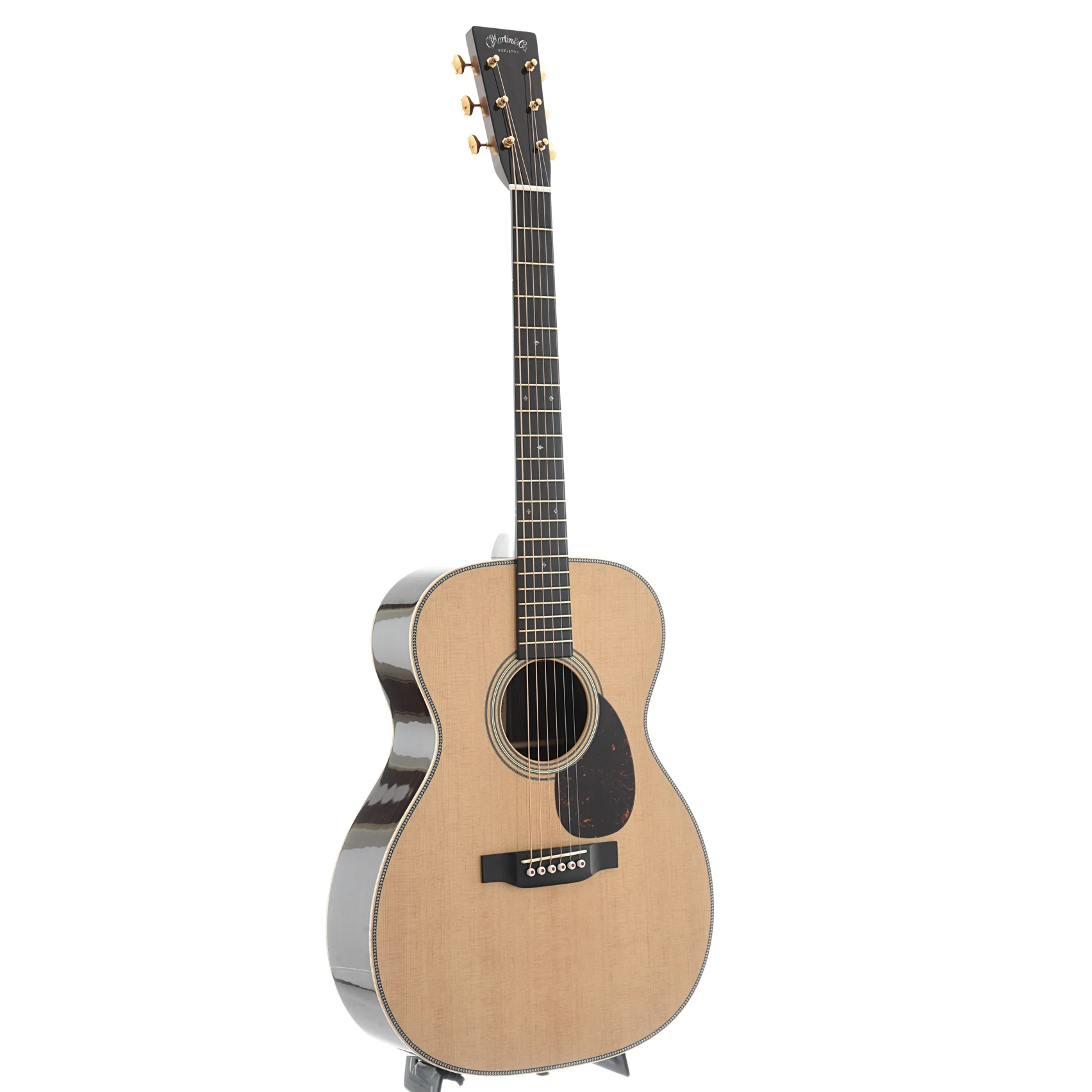 Martin OM-28E Modern Deluxe Guitar & Case, with Fishman Aura Pickup - Image 3