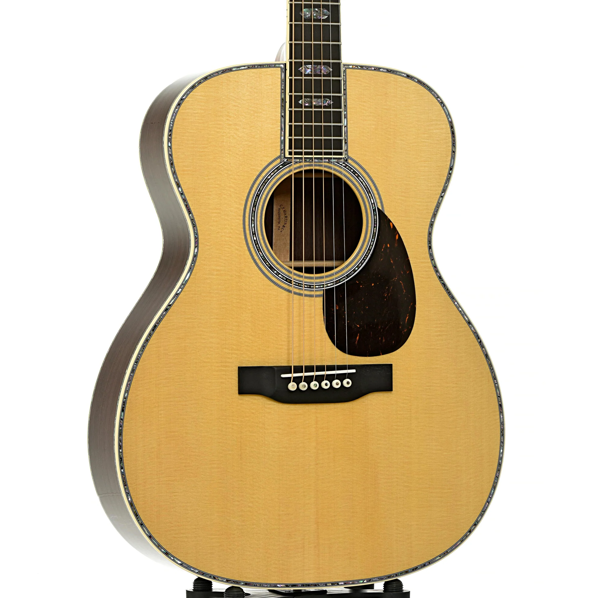 Martin OM-45 Acoustic Guitar & Case - Image 4