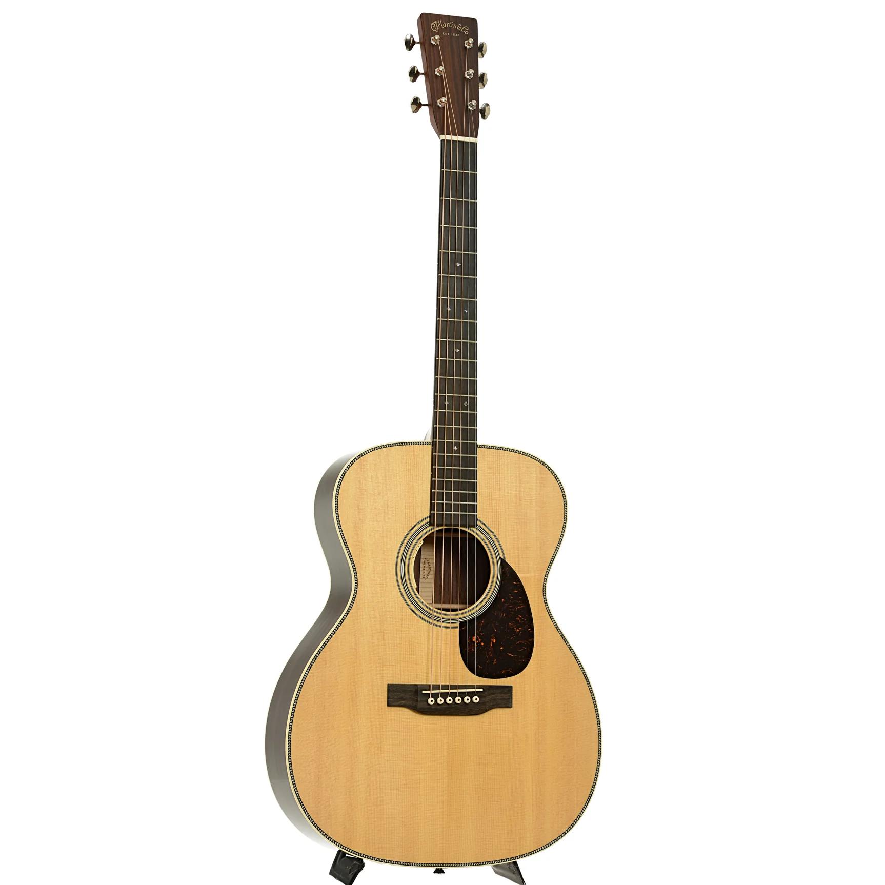 Martin OM28E Acoustic Electric Guitar & Case (2024) - Image 3