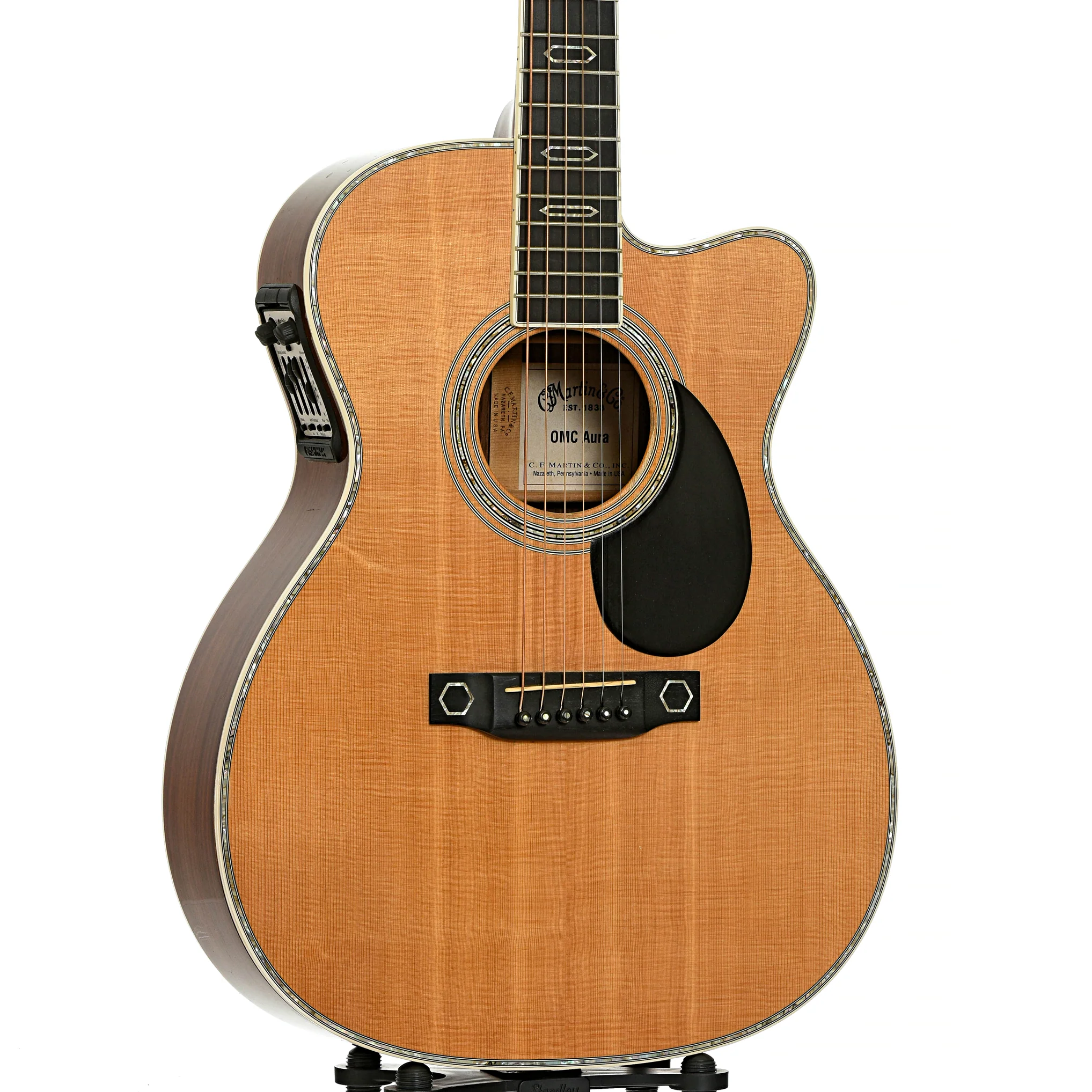 Martin OMC Aura Acoustic-Electric Guitar (2007) - Image 4