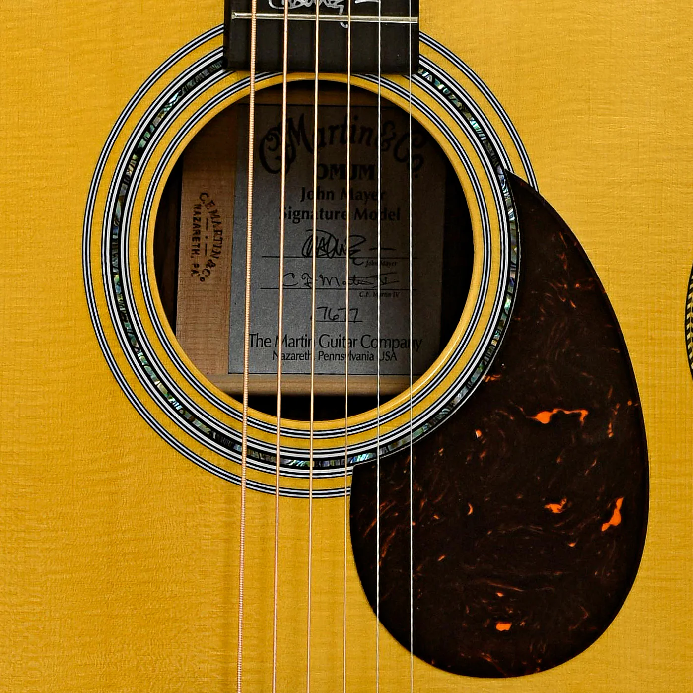 Martin OMJM John Mayer Signature Model Acoustic Guitar (2023) - Image 6