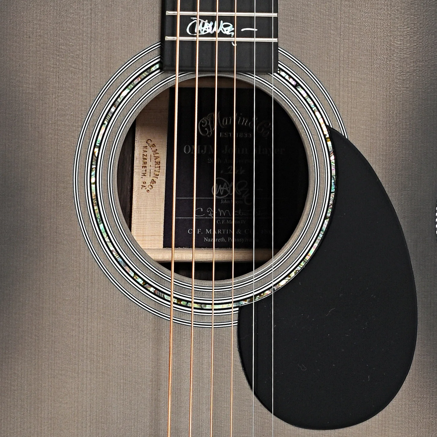 Martin OMJM John Mayer 20th Anniversary Acoustic Guitar & Case, Fishman Pickup - Image 6