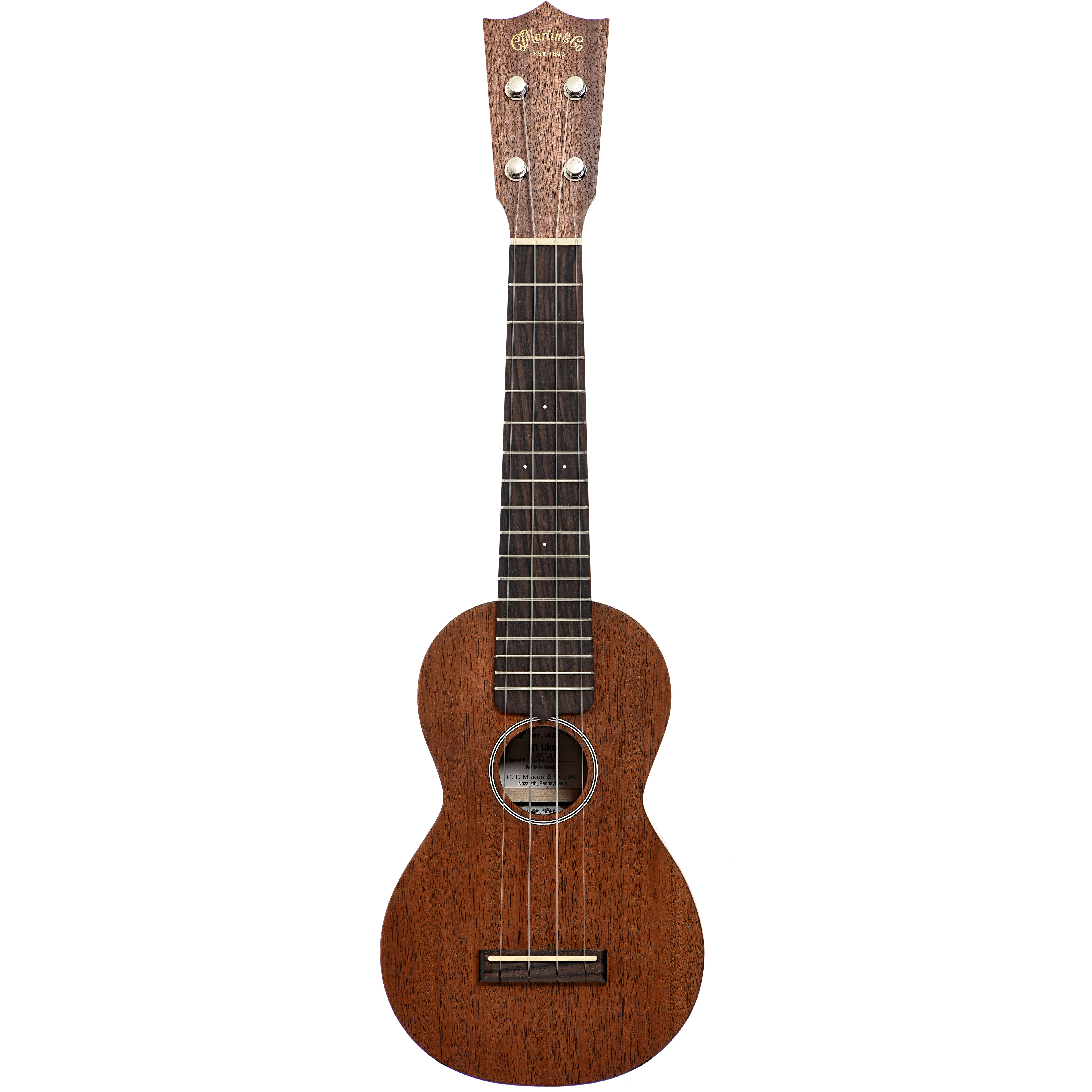 Martin S1 Uke, Soprano Mahogany Ukulele & Gigbag - Image 14