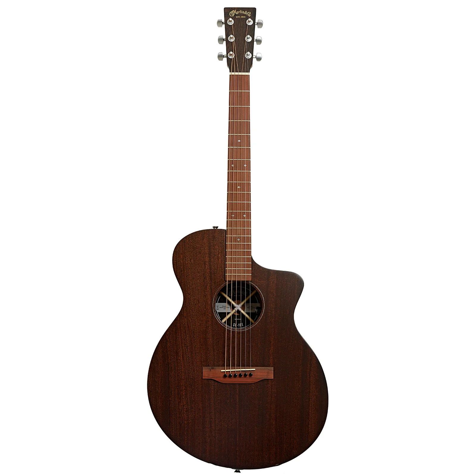 Martin SC-10E Modern Sapele Road Series Acoustic Guitar & Gigbag - Image 14