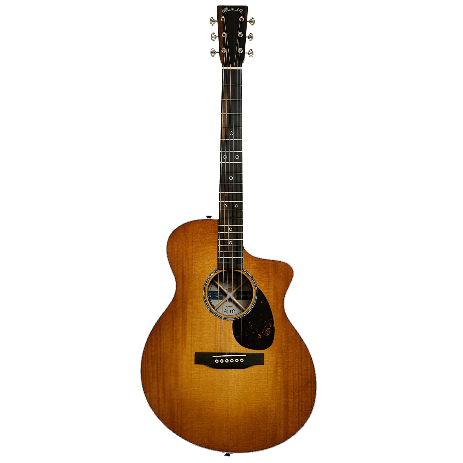 Martin SC-13E Modern Sunburst Road Series Acoustic Guitar & Gigbag - Image 14