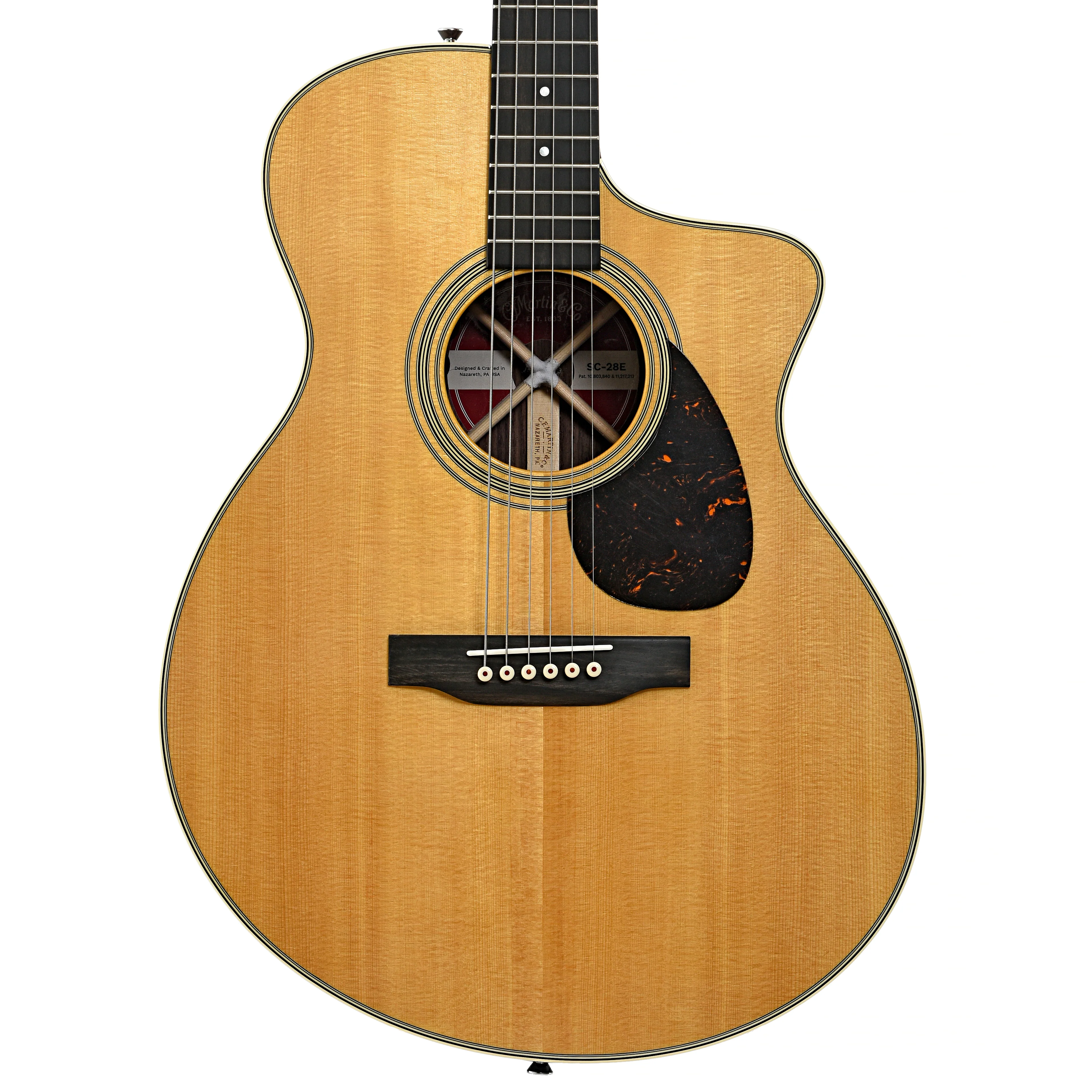 Martin SC-28E Acoustic Guitar & Case, w/ Fishman Pickup - Image 2