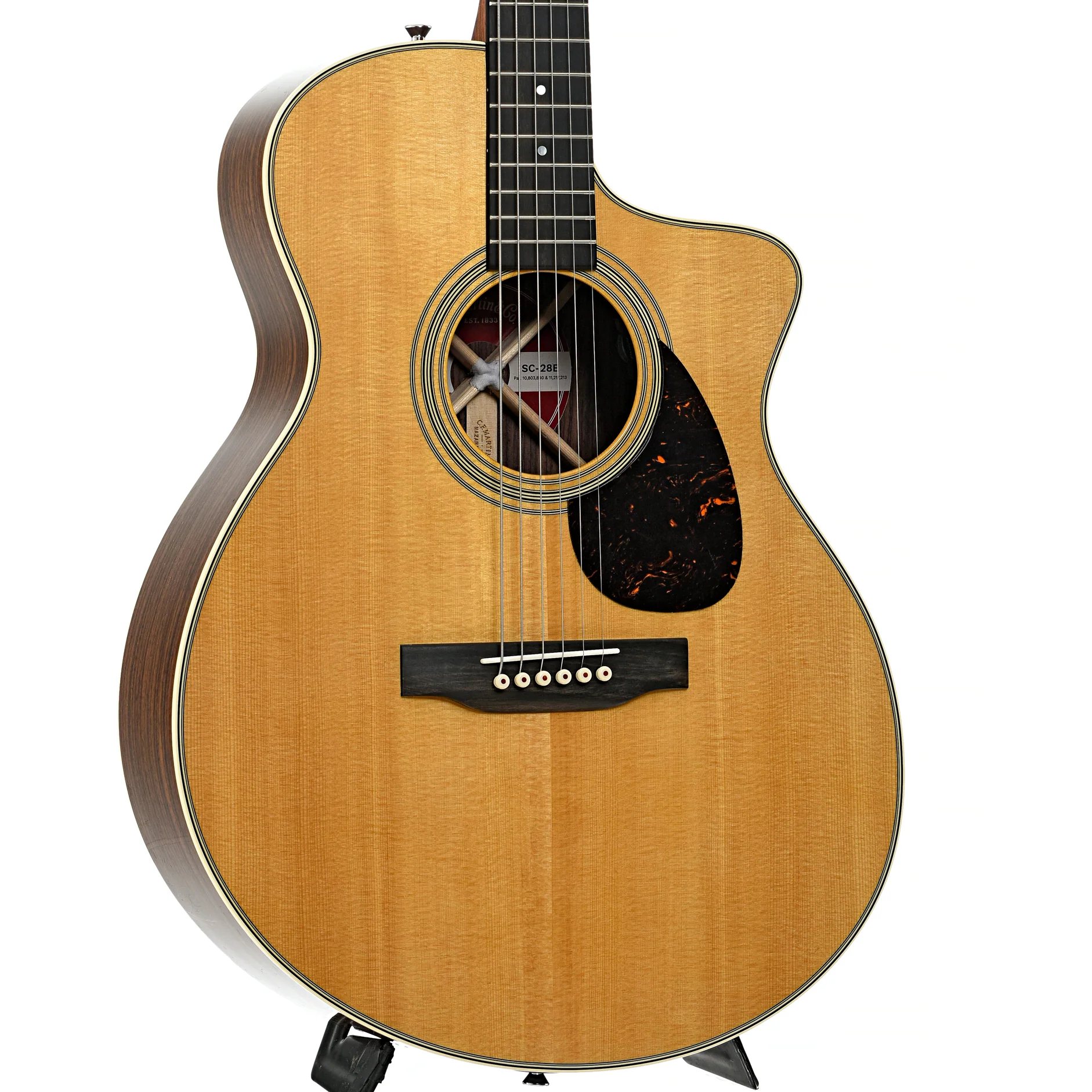 Martin SC-28E Acoustic Guitar & Case, w/ Fishman Pickup - Image 4