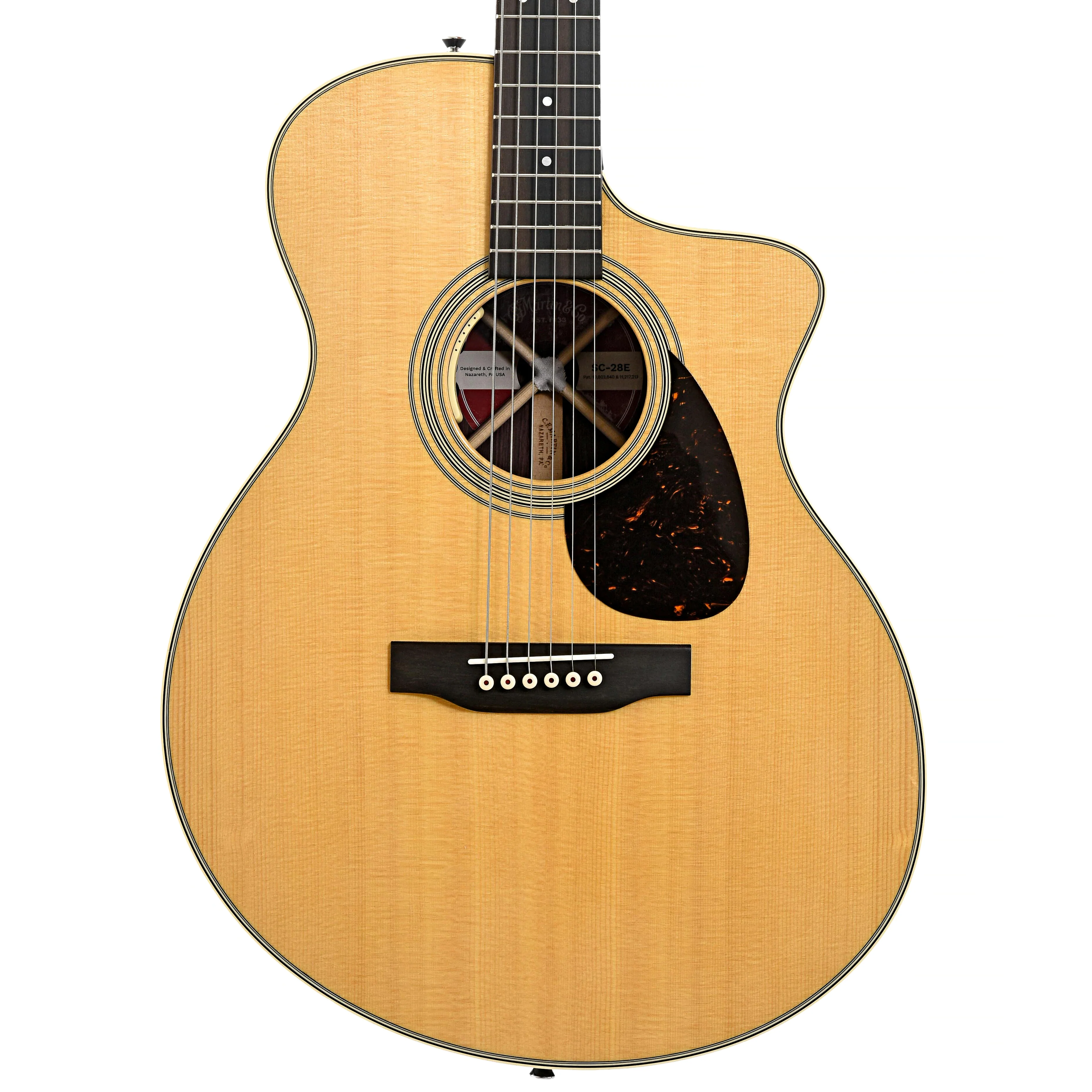 Martin SC-28E Acoustic Guitar & Case, w/ LR Baggs Pickup - Image 2