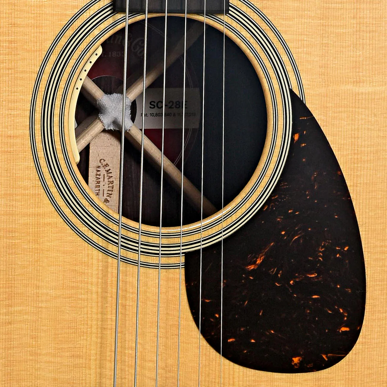 Martin SC-28E Acoustic Guitar & Case, w/ LR Baggs Pickup - Image 6
