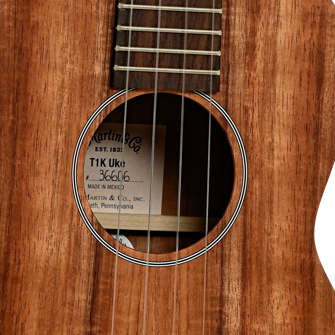 Martin T-1K Tenor Ukulele (c.2024) - Image 6