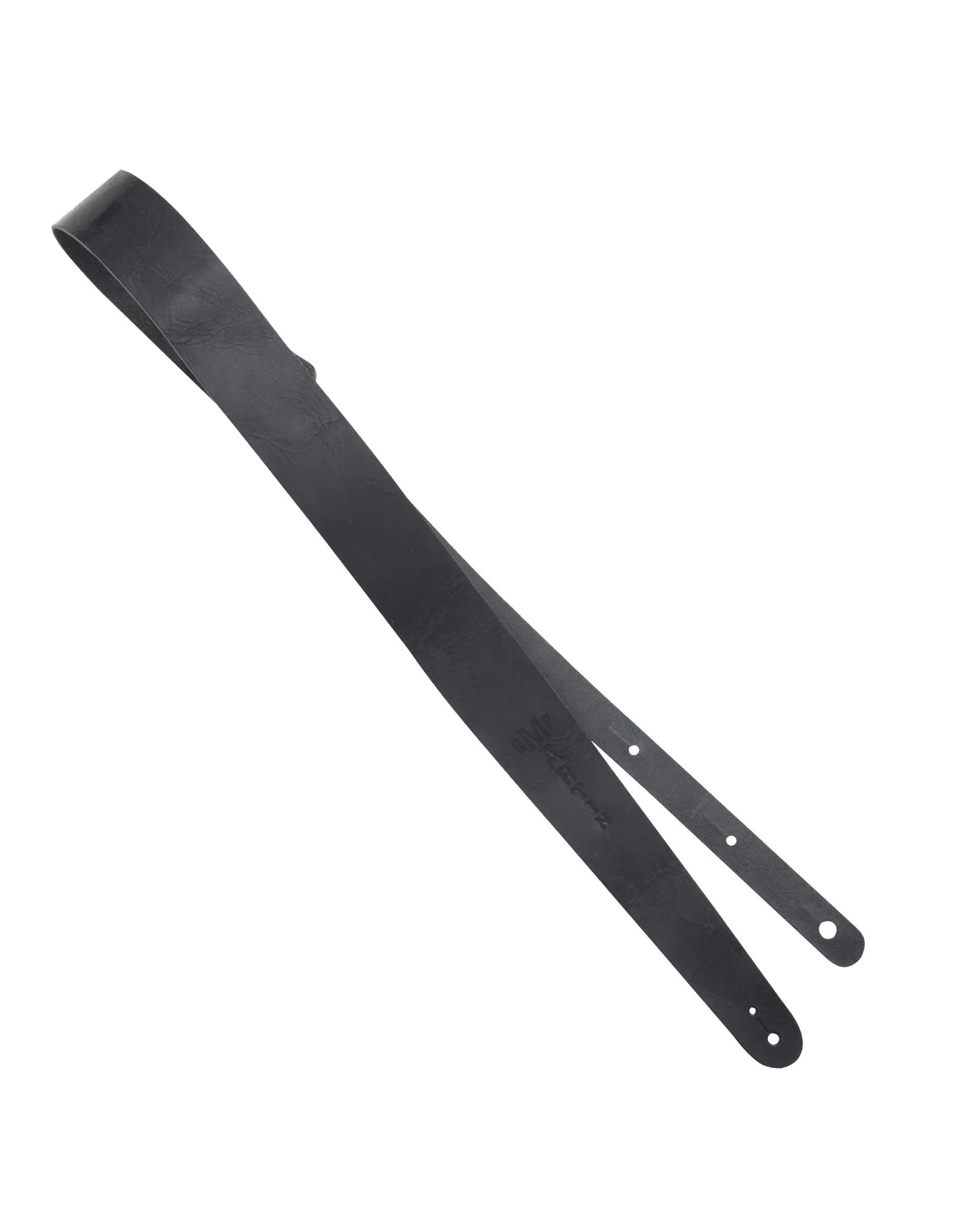 Martin Vintage Leather Guitar Strap, Black - Image 2