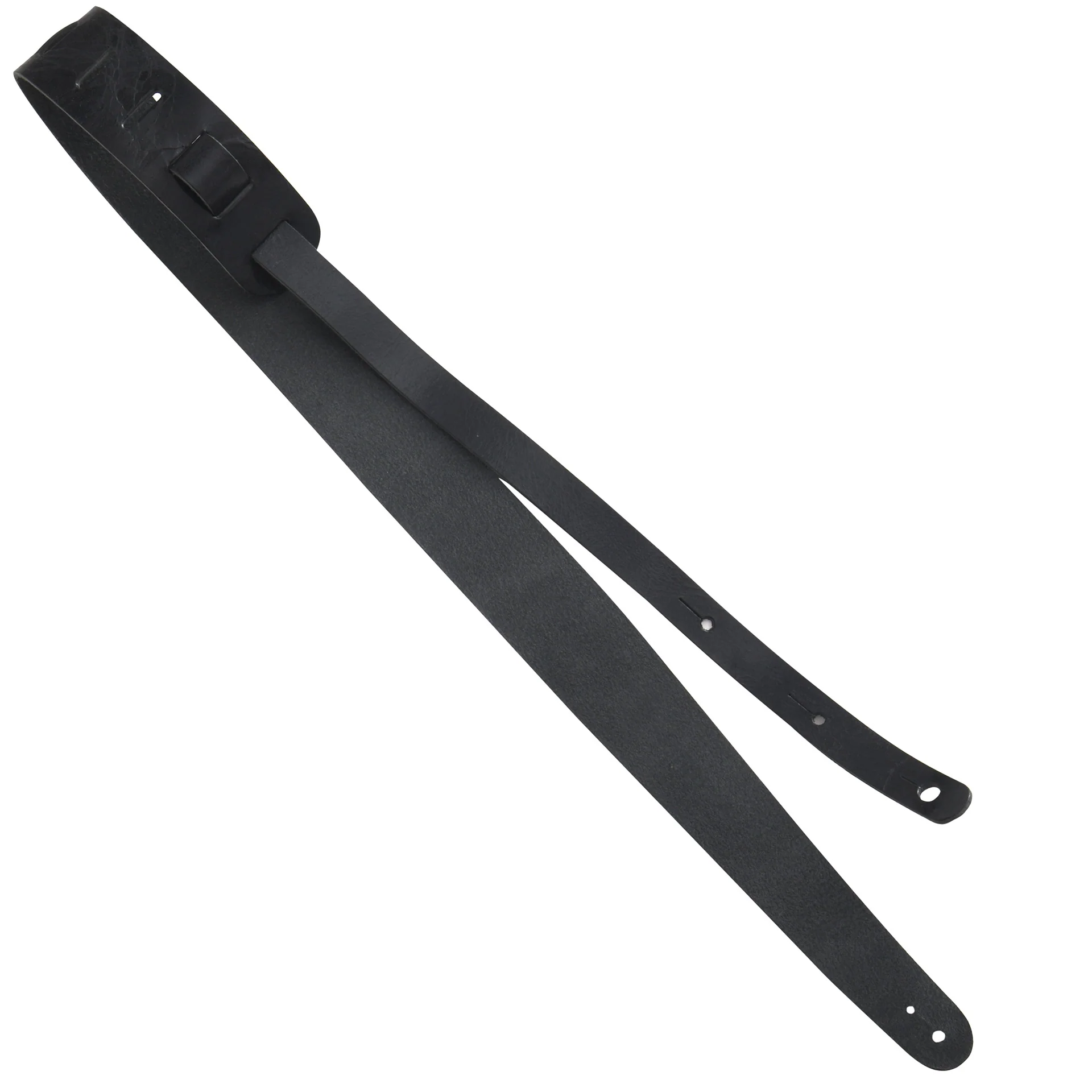 Martin Vintage Leather Guitar Strap, Black - Image 3