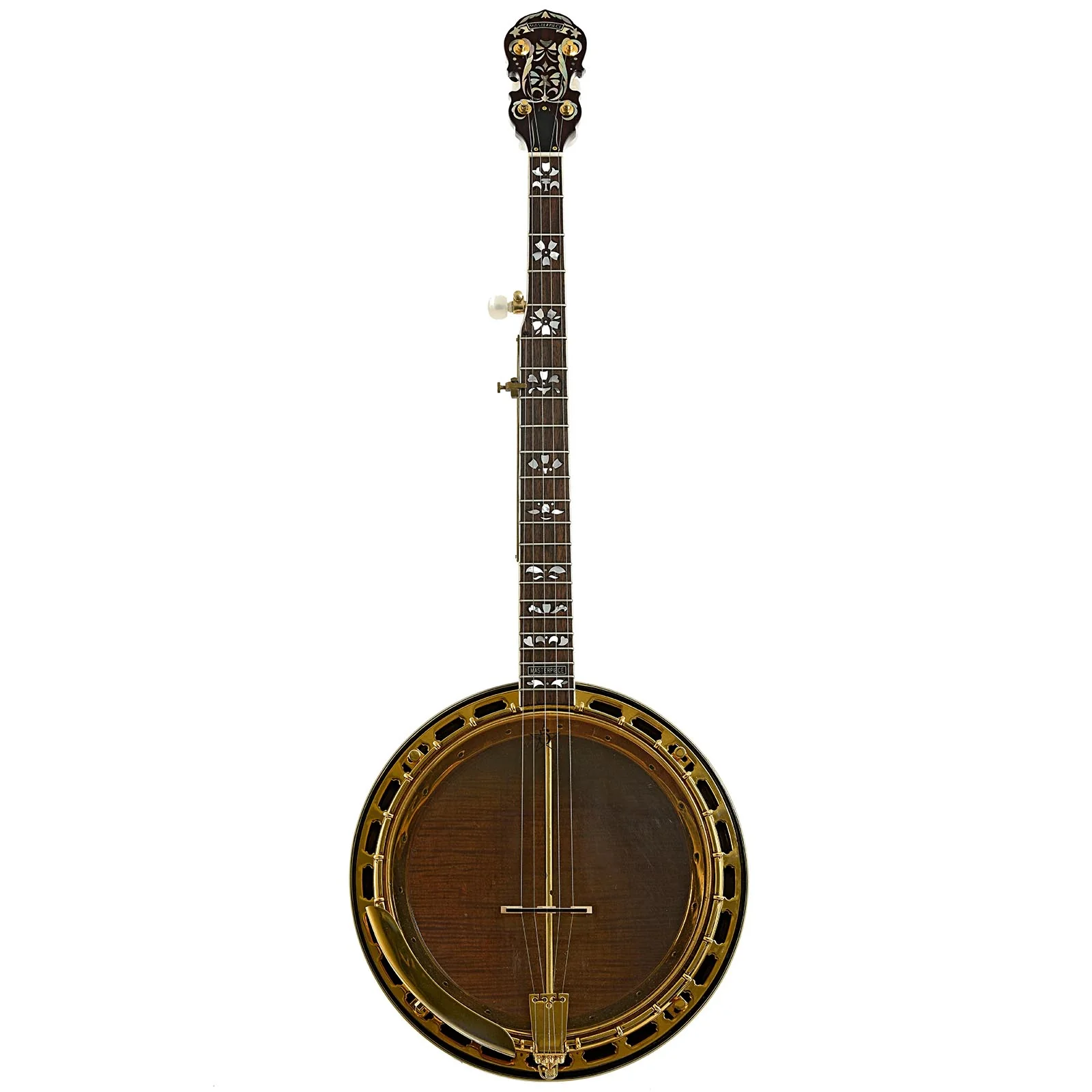 Masterpiece Hearts and Flowers Gold Resonator Banjo (1970's) - Image 18