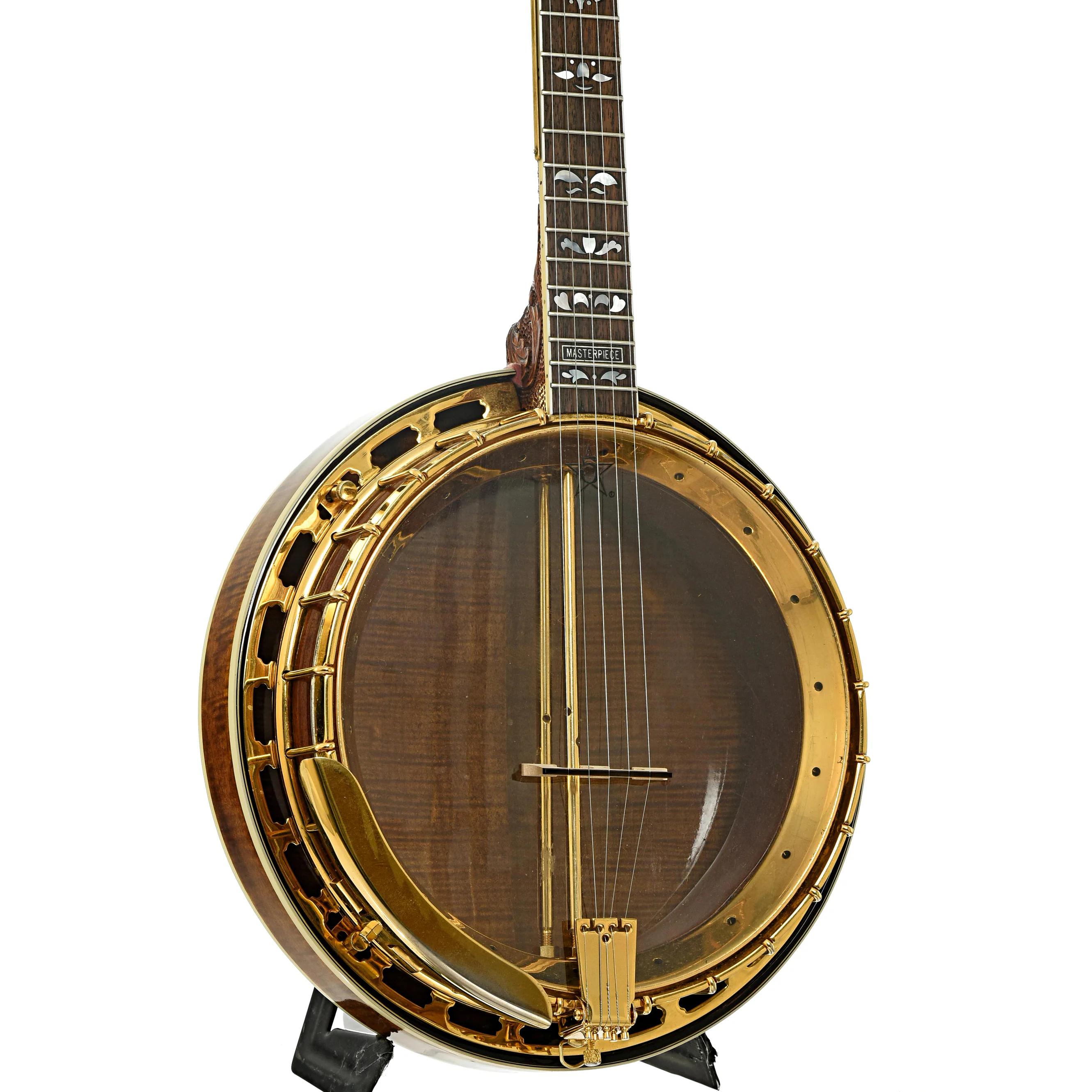 Masterpiece Hearts and Flowers Gold Resonator Banjo (1970's) - Image 2