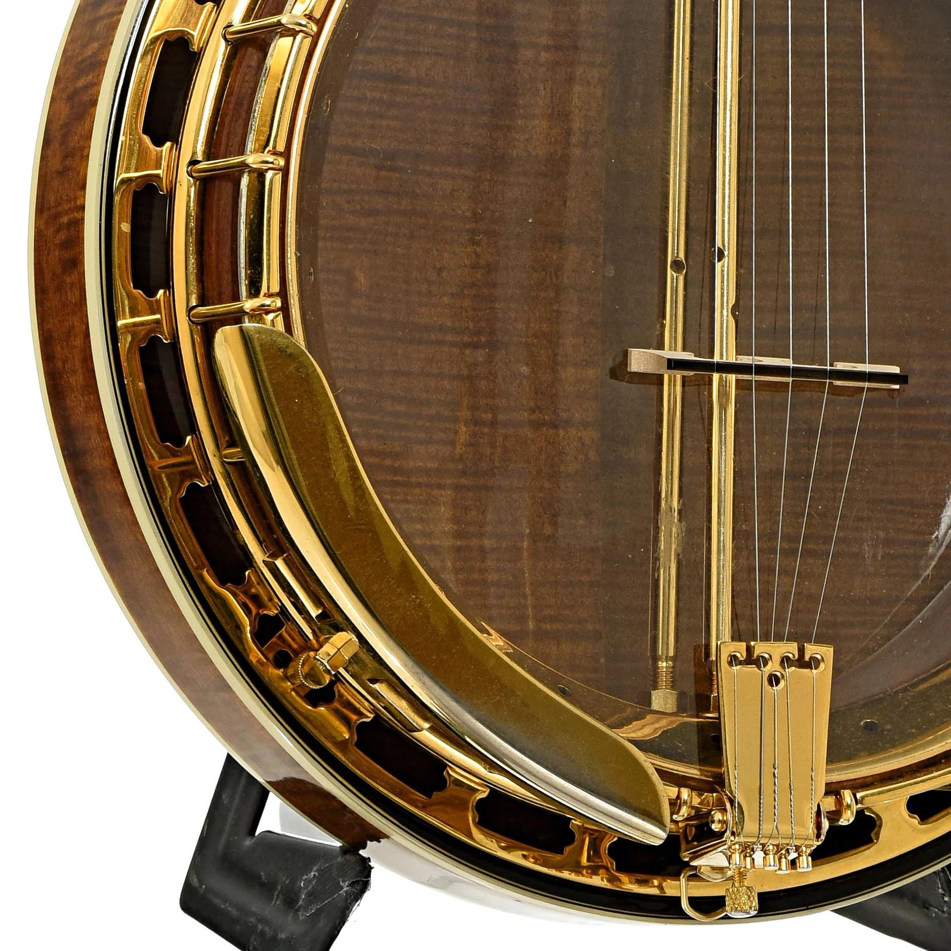 Masterpiece Hearts and Flowers Gold Resonator Banjo (1970's) - Image 5