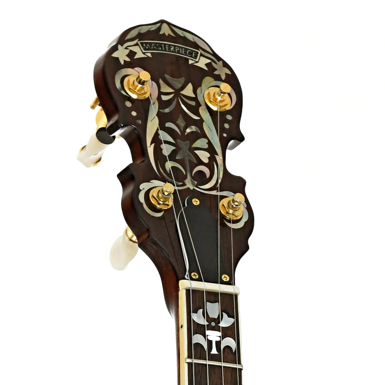 Masterpiece Hearts and Flowers Gold Resonator Banjo (1970's) - Image 8