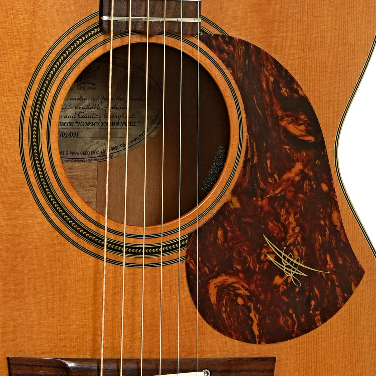 Maton EBG808 TE Tommy Emmanuel Acoustic Guitar (2009) - Image 6