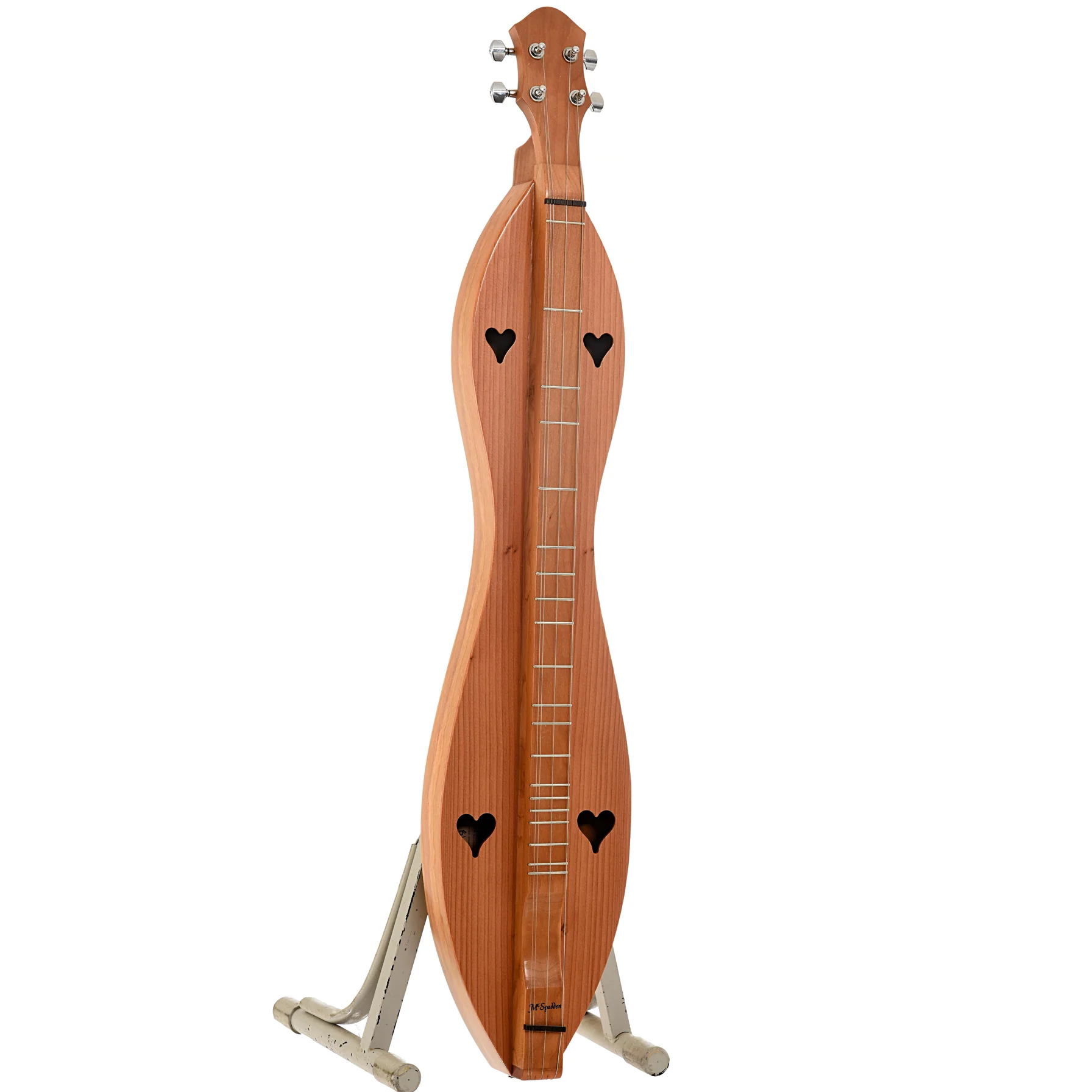 McSpadden 4FH26CR Cherry & Redwood Lap Dulcimer & Gigbag, Short Scale - Image 10