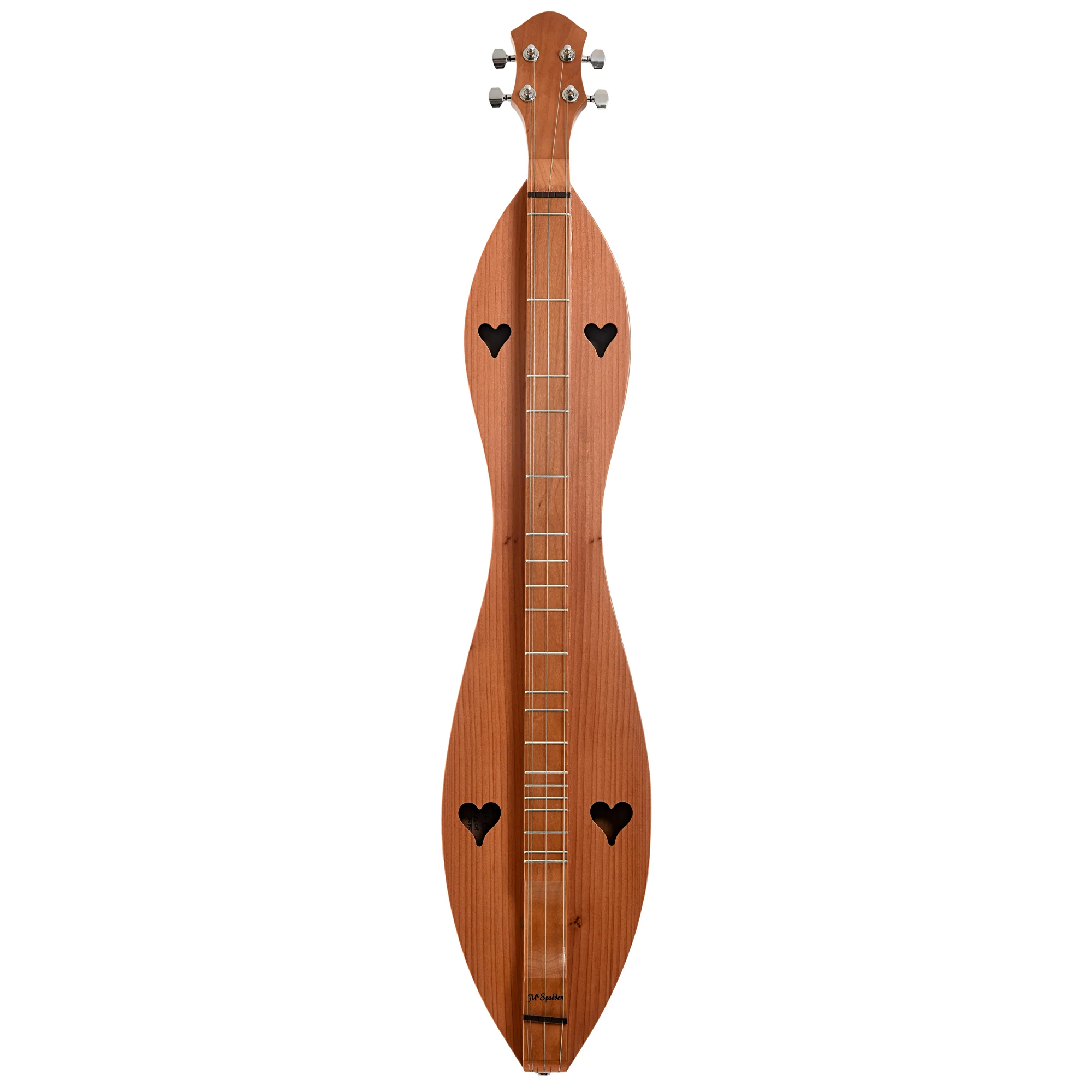 McSpadden 4FH26CR Cherry & Redwood Lap Dulcimer & Gigbag, Short Scale - Image 2