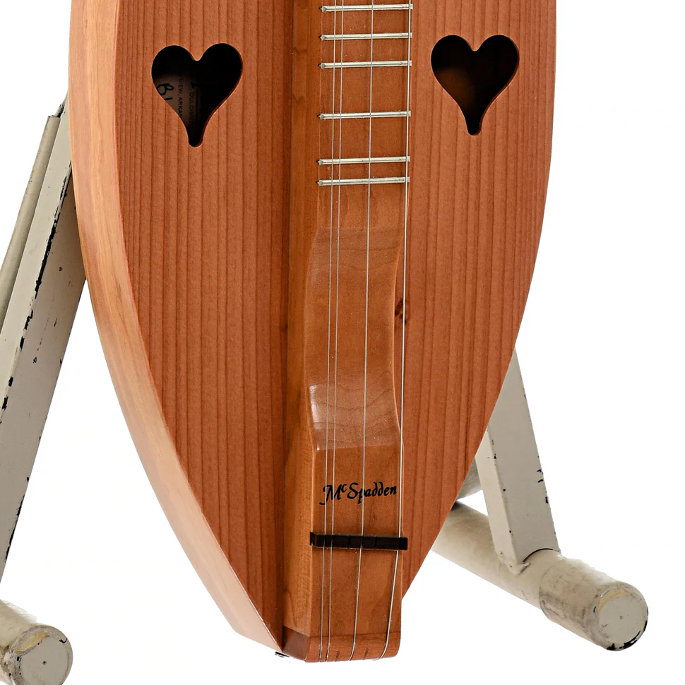 McSpadden 4FH26CR Cherry & Redwood Lap Dulcimer & Gigbag, Short Scale - Image 3