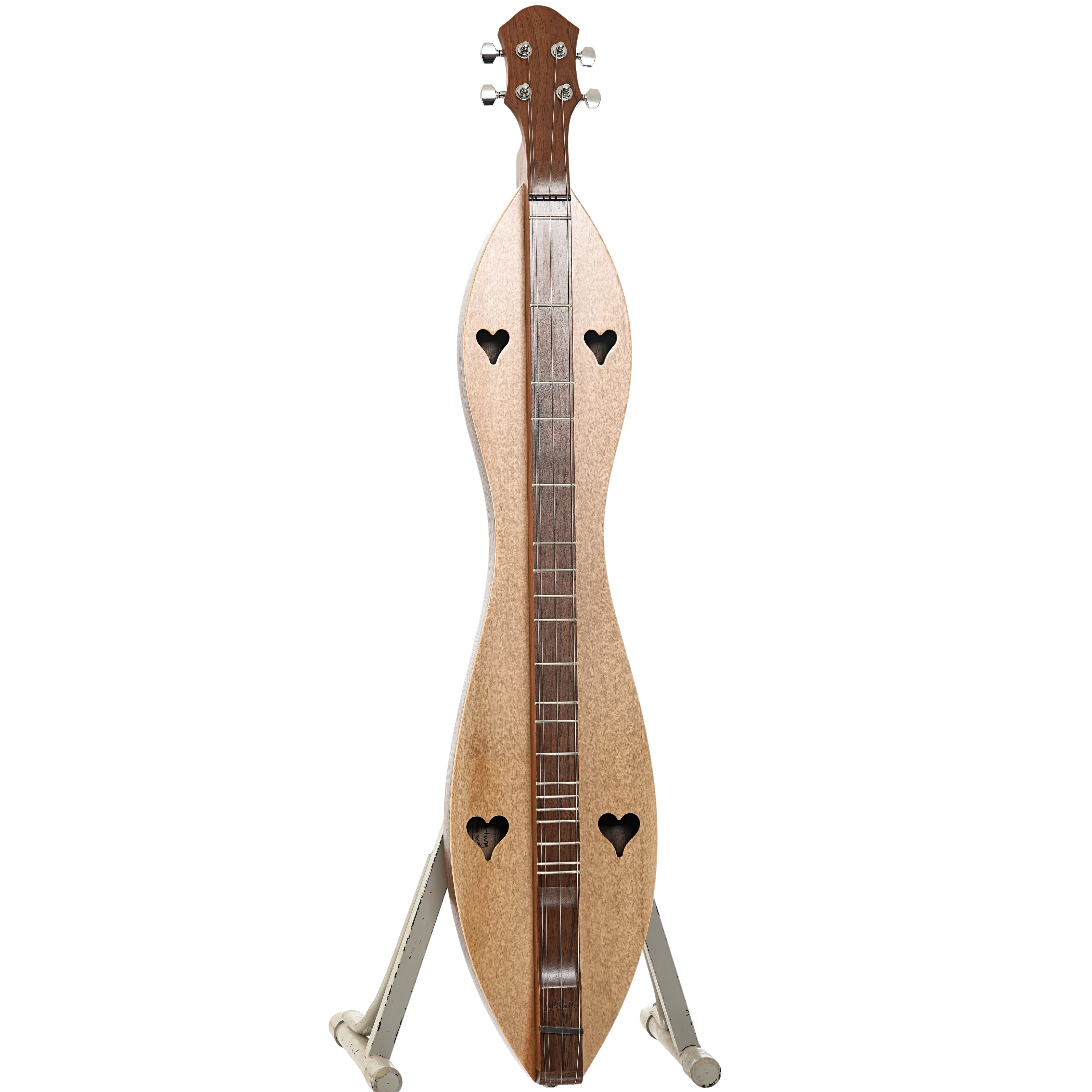 McSpadden 4FH26WSY Walnut & Sycamore Lap Dulcimer & Gigbag, Short Scale - Image 10