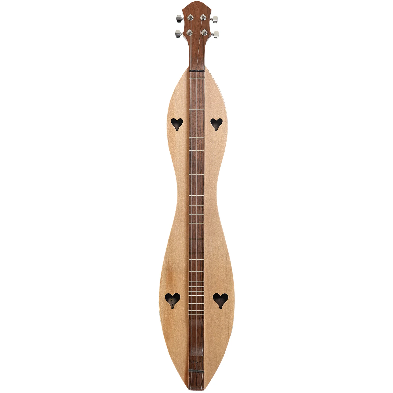 McSpadden 4FH26WSY Walnut & Sycamore Lap Dulcimer & Gigbag, Short Scale - Image 2