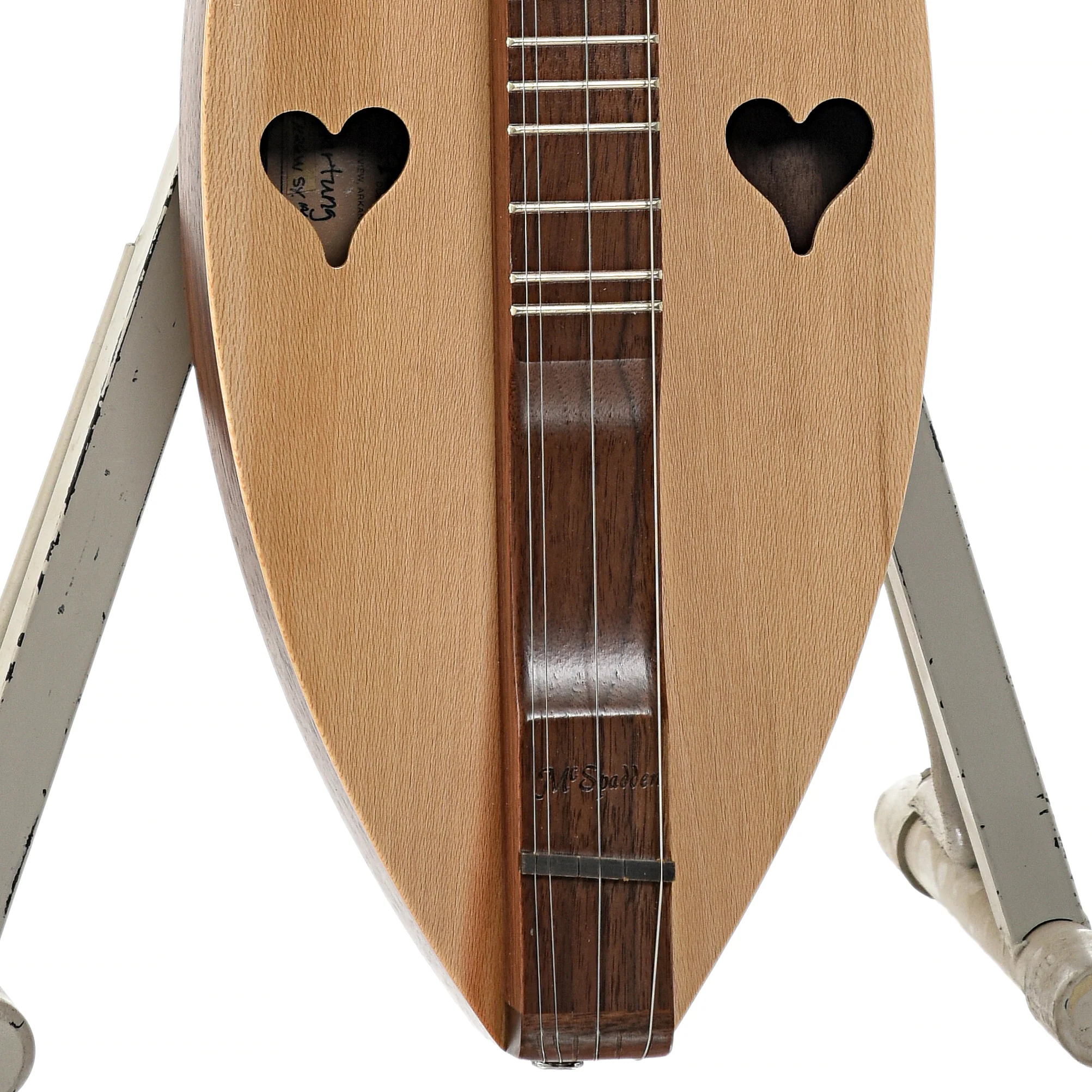 McSpadden 4FH26WSY Walnut & Sycamore Lap Dulcimer & Gigbag, Short Scale - Image 3