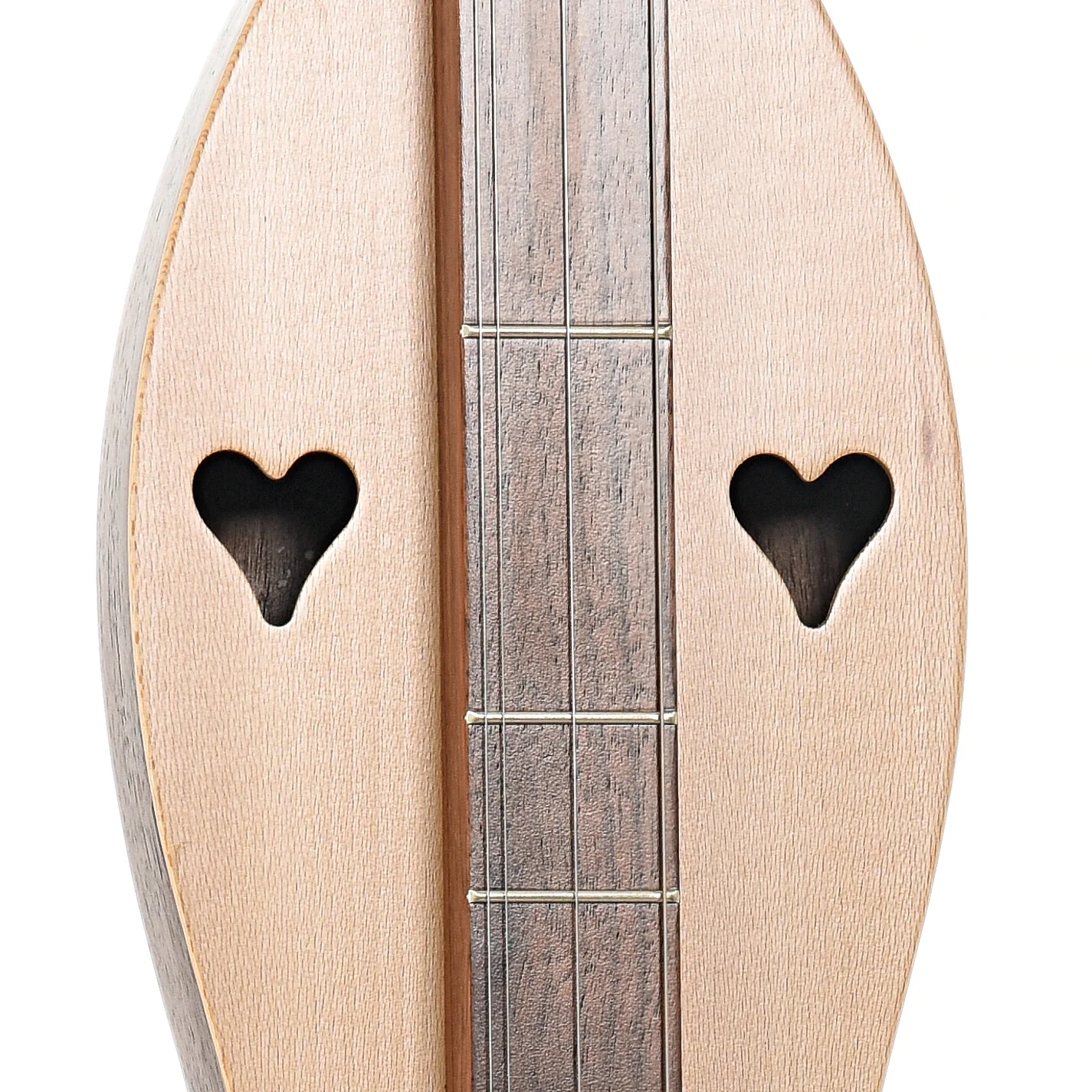 McSpadden 4FH26WSY Walnut & Sycamore Lap Dulcimer & Gigbag, Short Scale - Image 5
