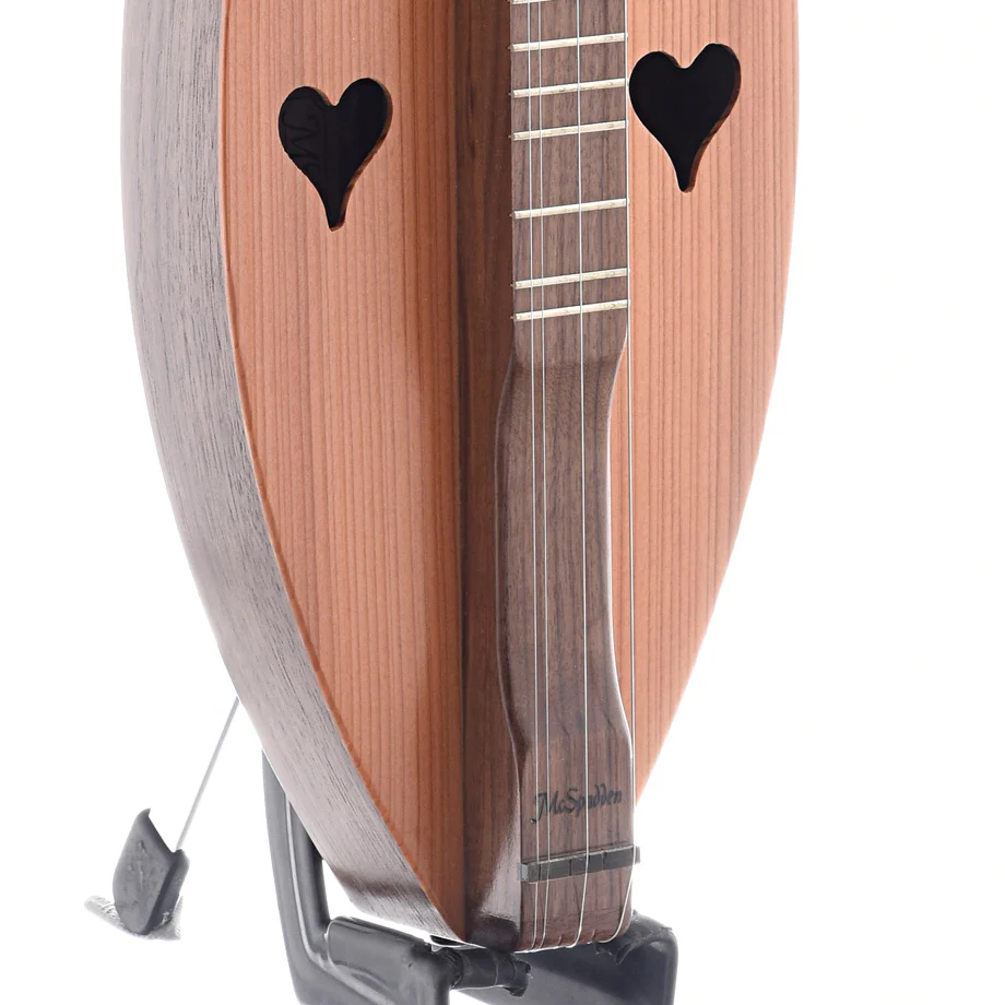 McSpadden 4FHWR Walnut & Redwood Lap Dulcimer & Gigbag - Image 3