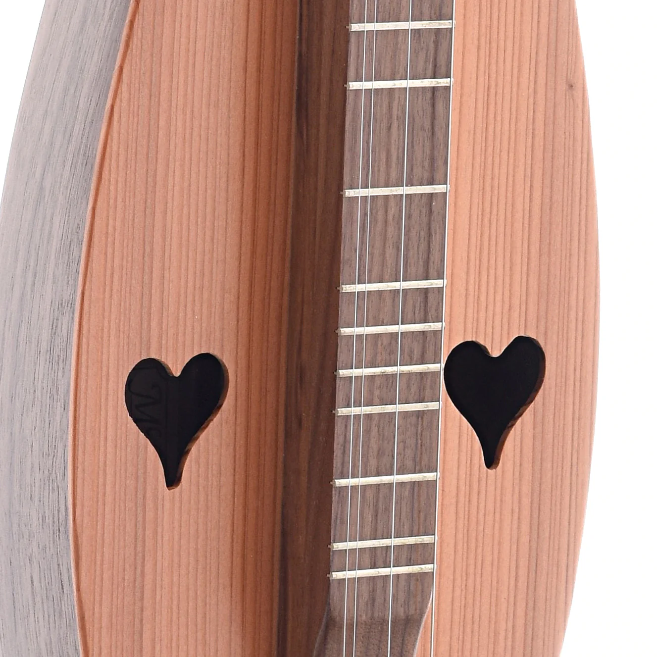 McSpadden 4FHWR Walnut & Redwood Lap Dulcimer & Gigbag - Image 4