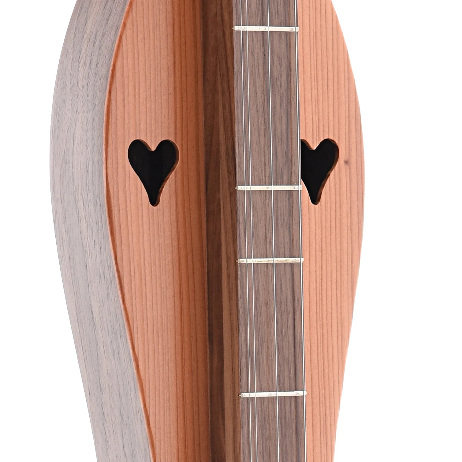McSpadden 4FHWR Walnut & Redwood Lap Dulcimer & Gigbag - Image 6