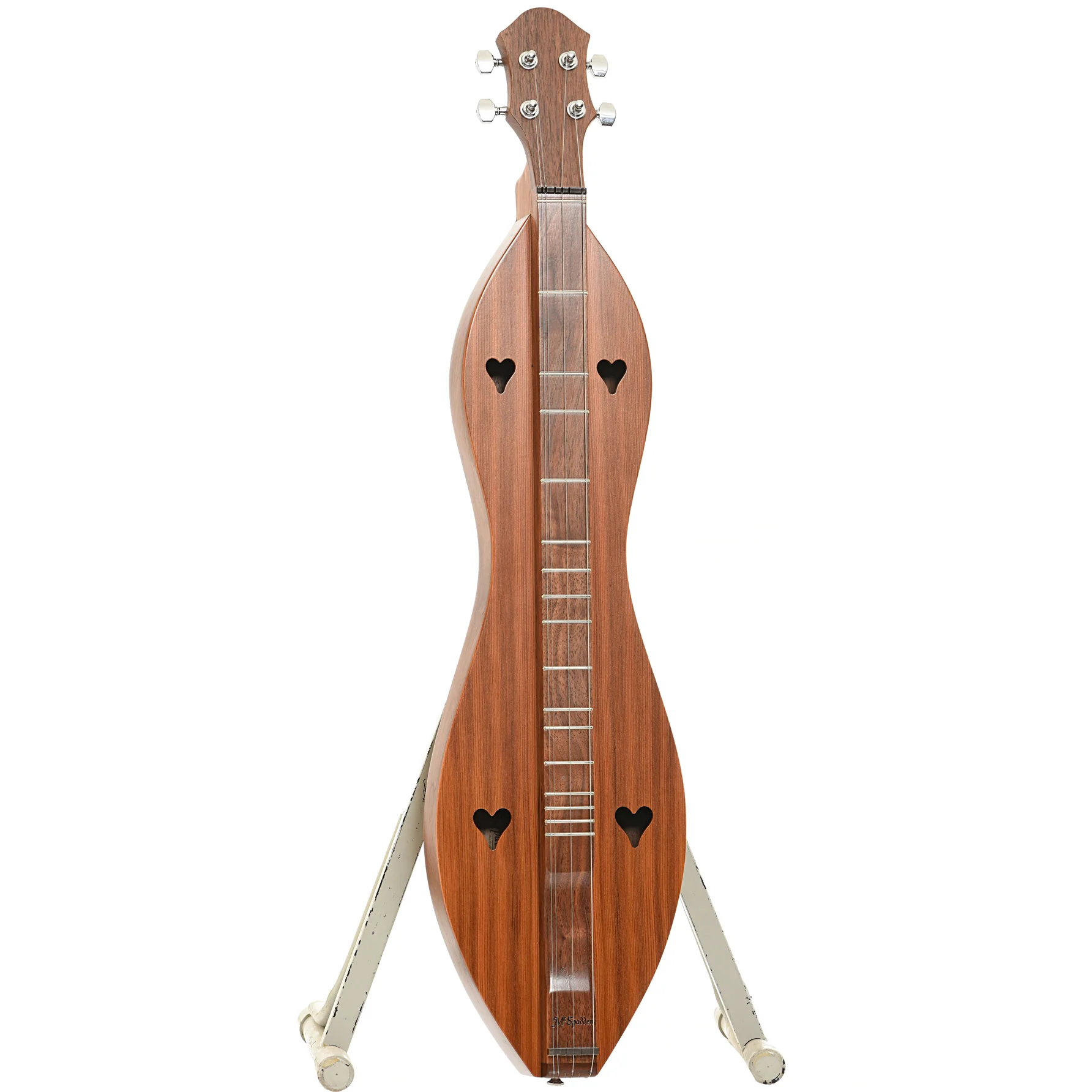 McSpadden Ginger 3/4 Size Walnut & Redwood Lap Dulcimer & Gigbag - Image 12