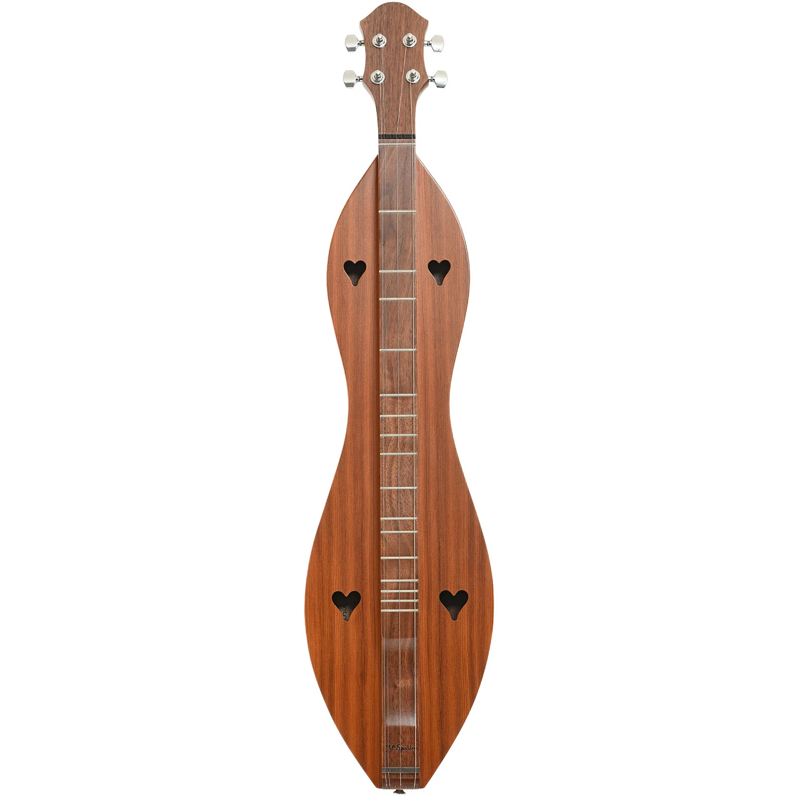 McSpadden Ginger 3/4 Size Walnut & Redwood Lap Dulcimer & Gigbag - Image 2