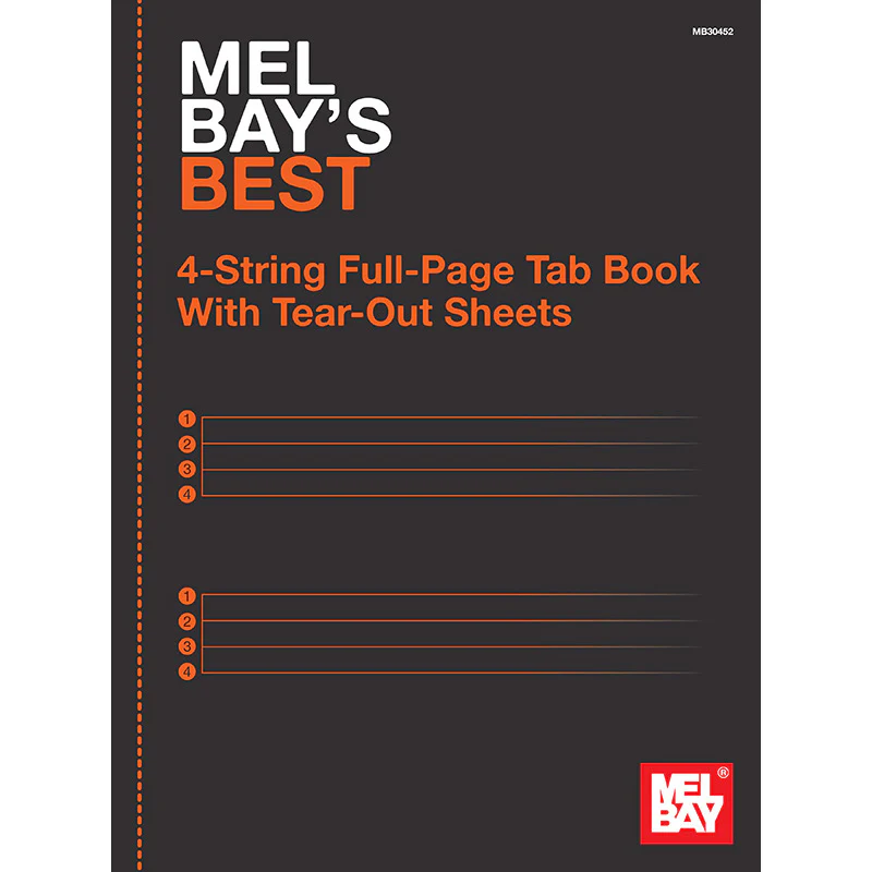 Mel Bay's Best 4-String Full-Page Tab Book - Image 2