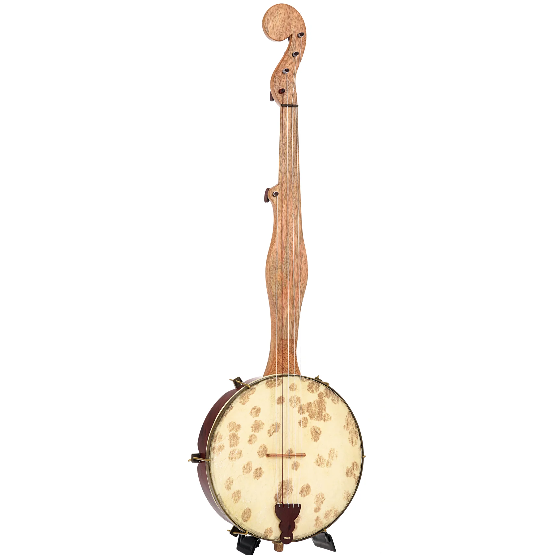 Menzies Fretless Minstrel Banjo, #334, Adjustable Head - Image 3