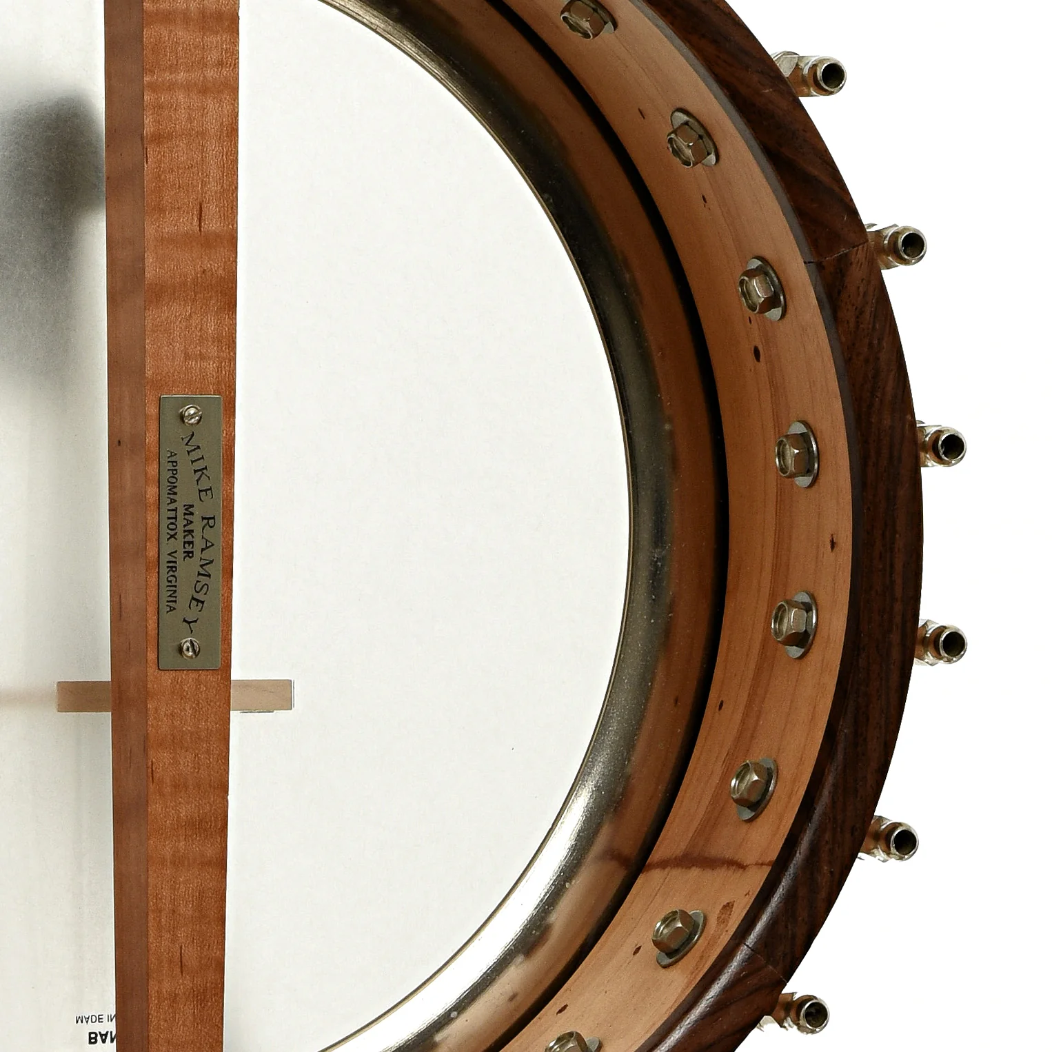 Mike Ramsey Bacon Model Open Back Banjo (c.1998) - Image 10